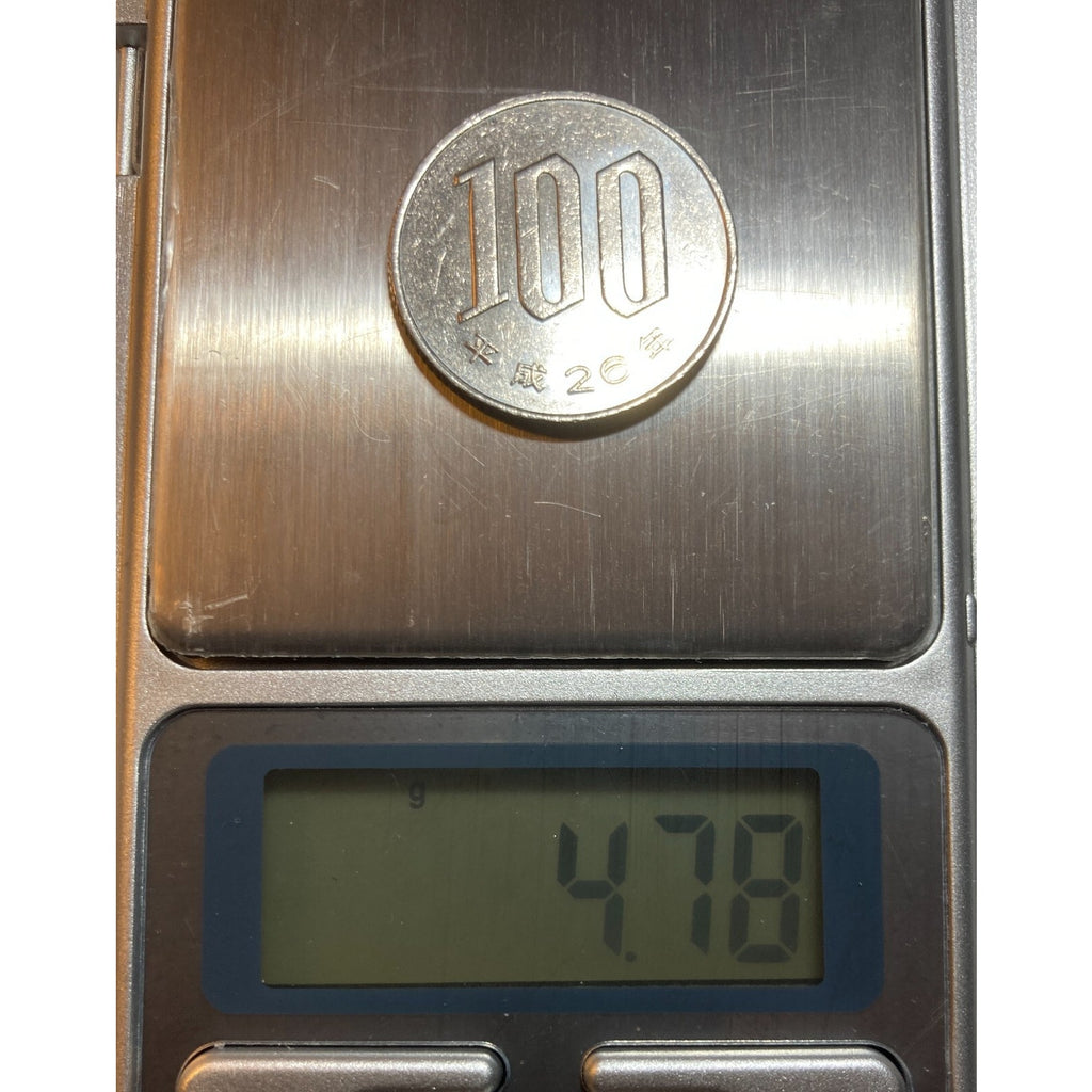 Japanese Money, Japan 100 Yen Coin, Sakura Blossoms design, Random Year