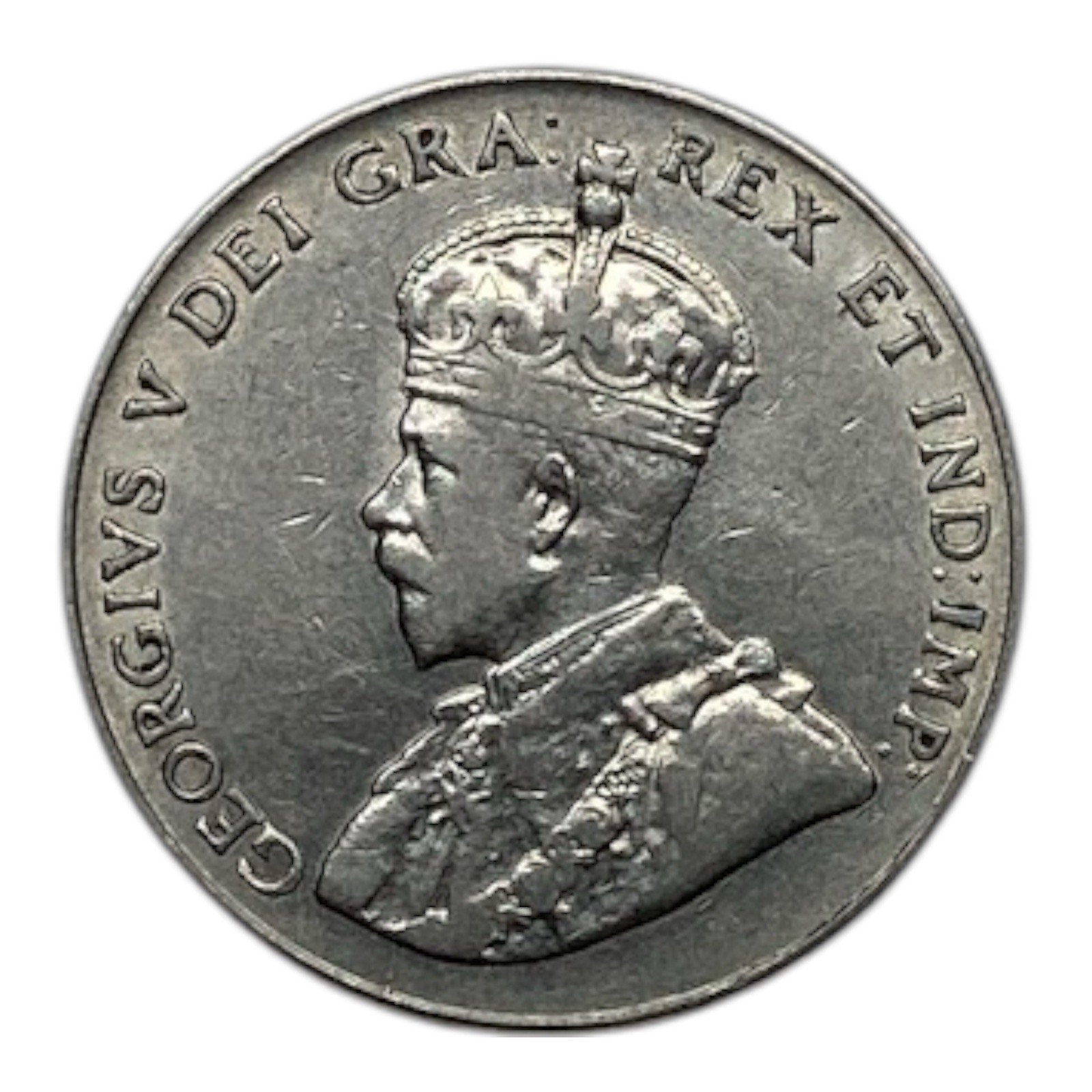 1927 Canada 5 Cents Coin - KM# 29