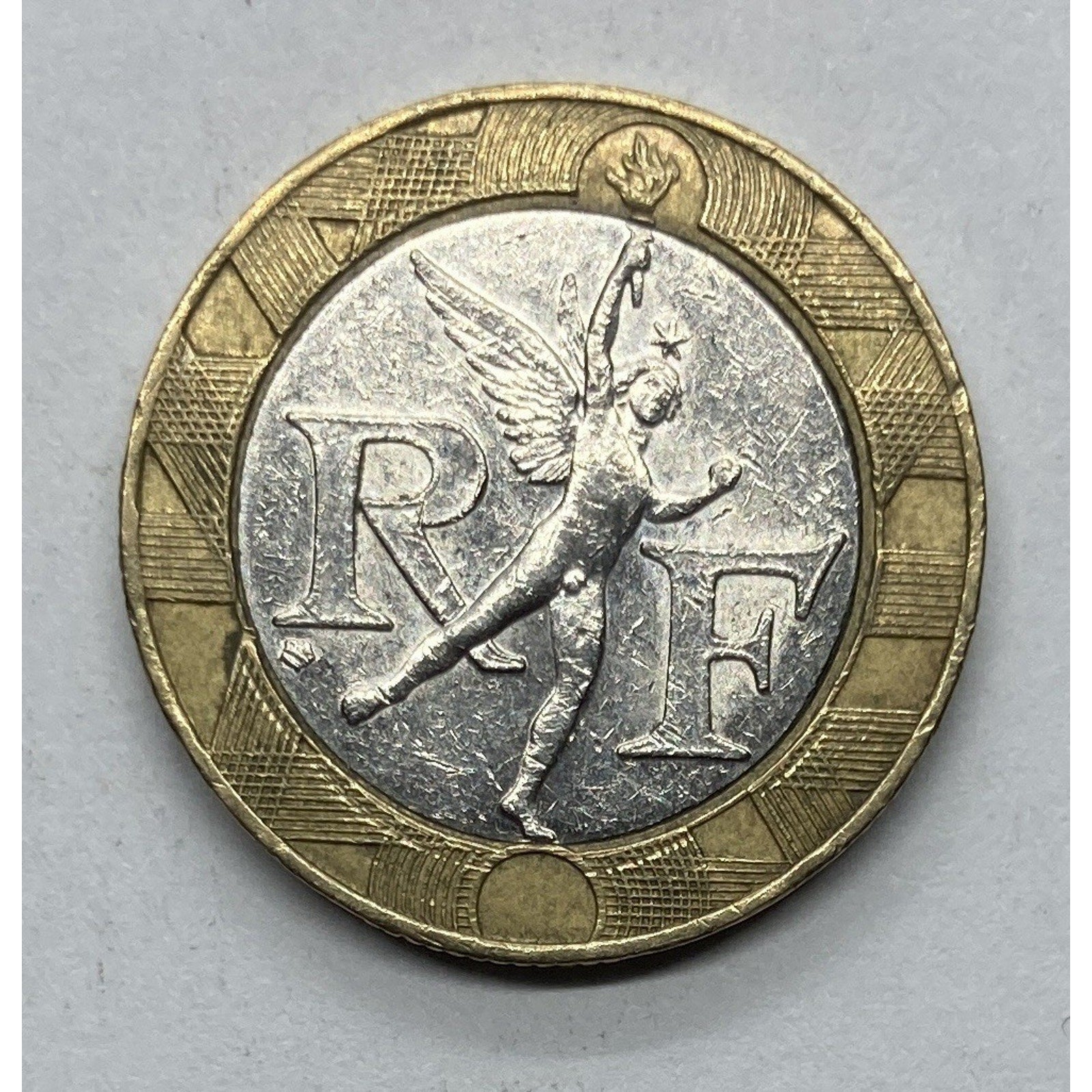 1990 France 10 Francs Coin - KM# 964.1