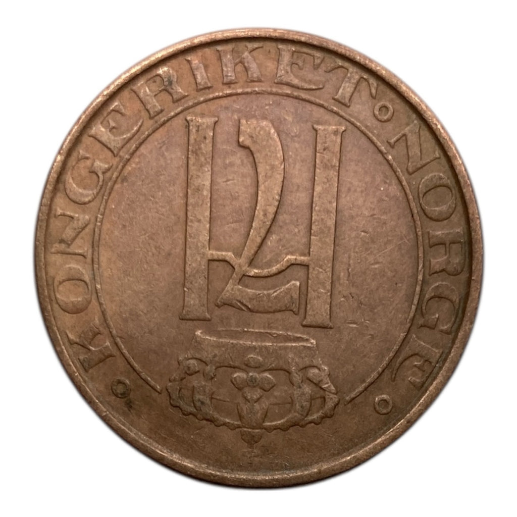 1930 Norway 5 Øre Coin - KM# 368
