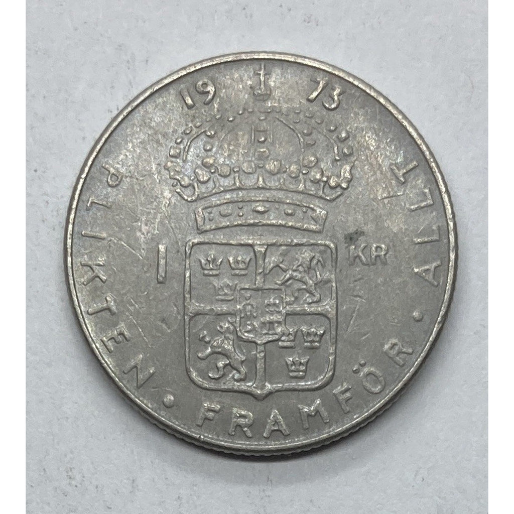 1973 Sweden 1 Krona Coin - KM# 826a