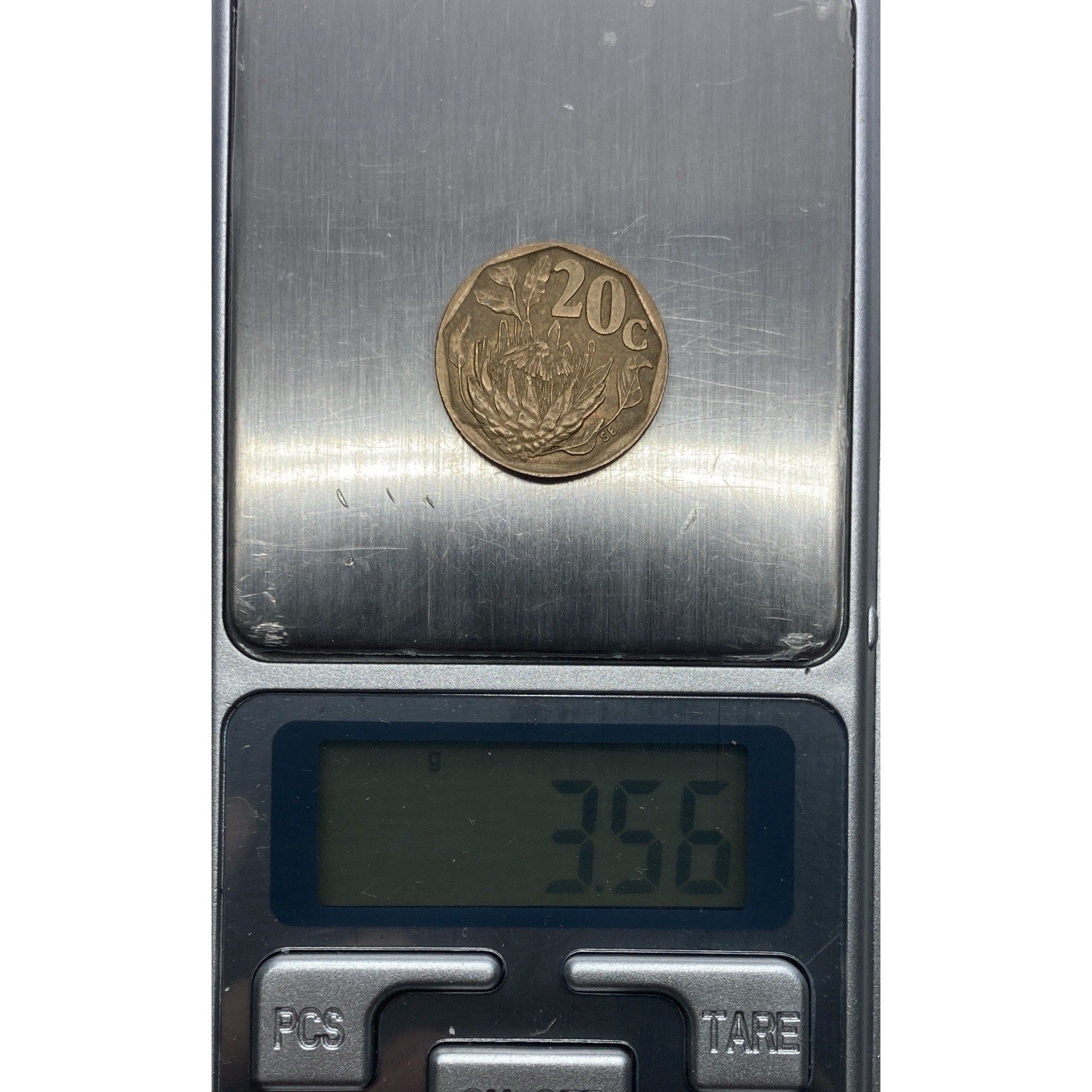 1993 South Africa 20 Cents Coin - KM# 136