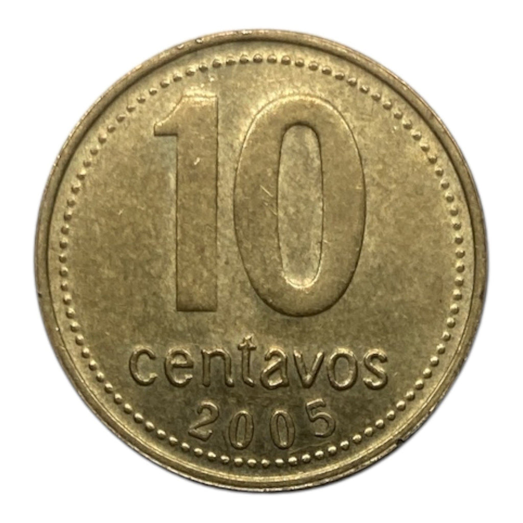 2005 Argentina 10 Centavos Coin - KM# 107
