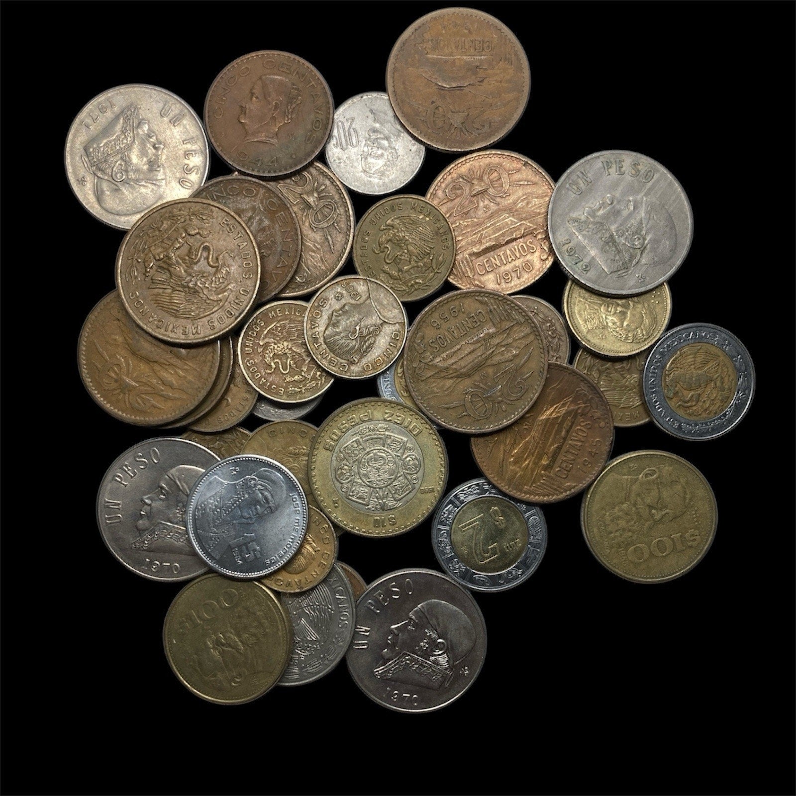 Lot of Mexican Coins – Mixed Years & Denominations