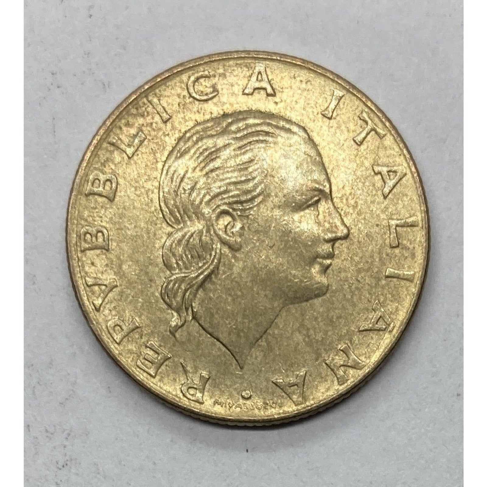 1972 Italy 200 Lire Coin - KM# 105