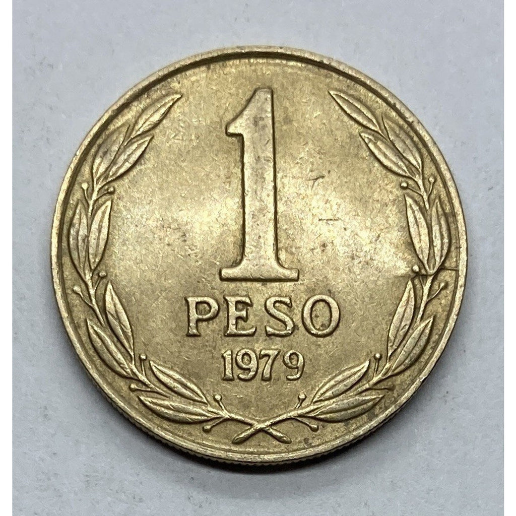 1979 Chile 1 Peso Coin - KM# 208a