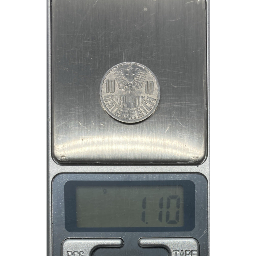 1973 Austria 10 Groschen Coin - KM# 2878
