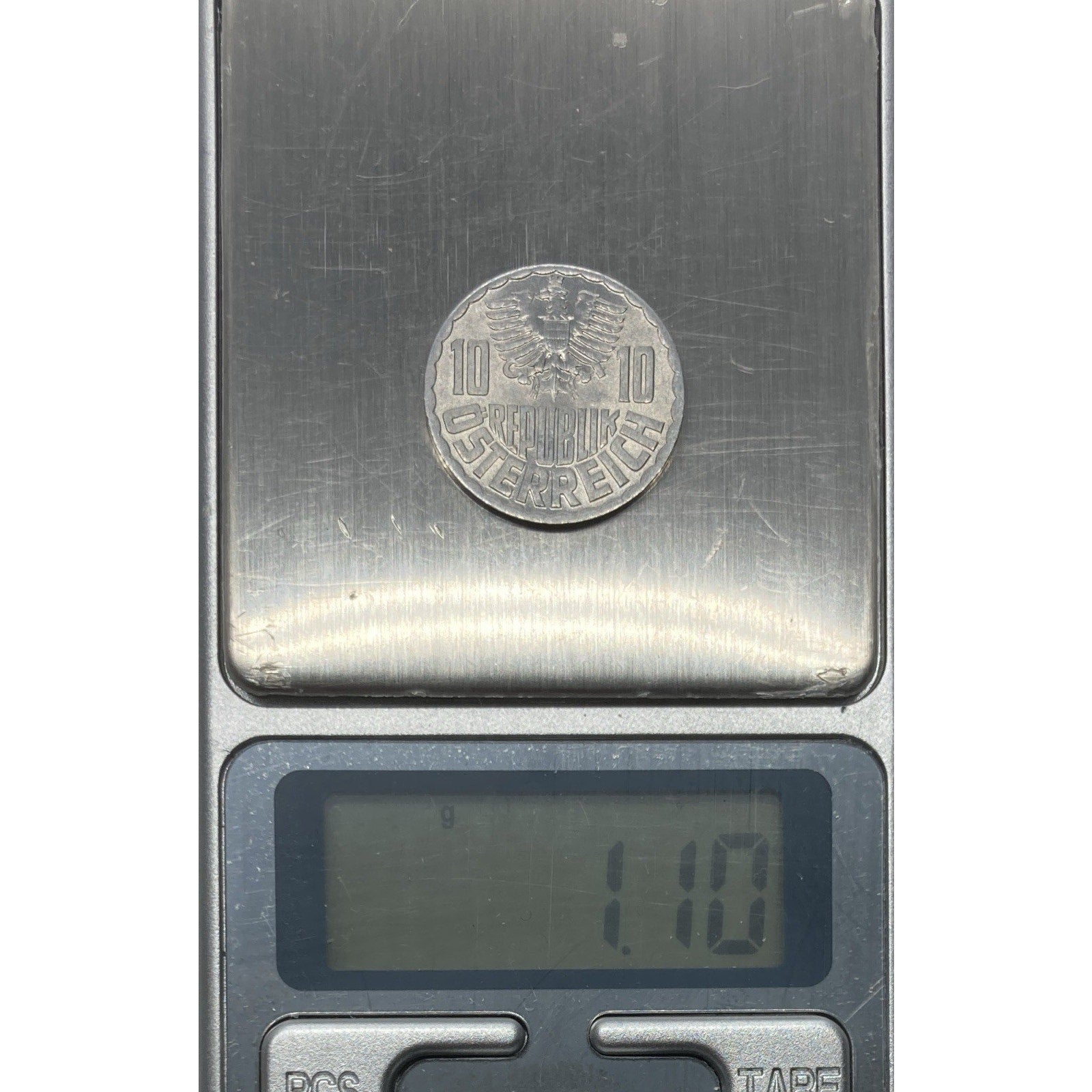 1973 Austria 10 Groschen Coin - KM# 2878