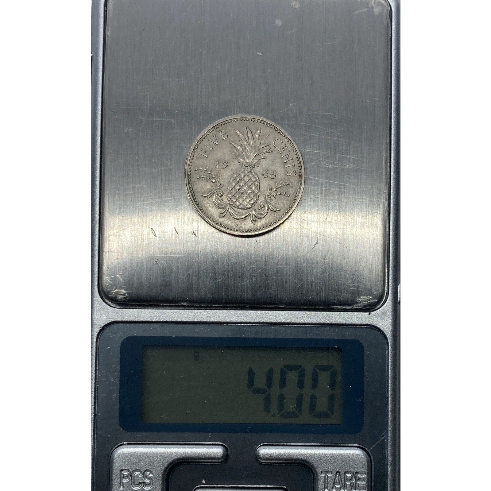 1966 Bahamas 5 Cents Coin - KM# 3