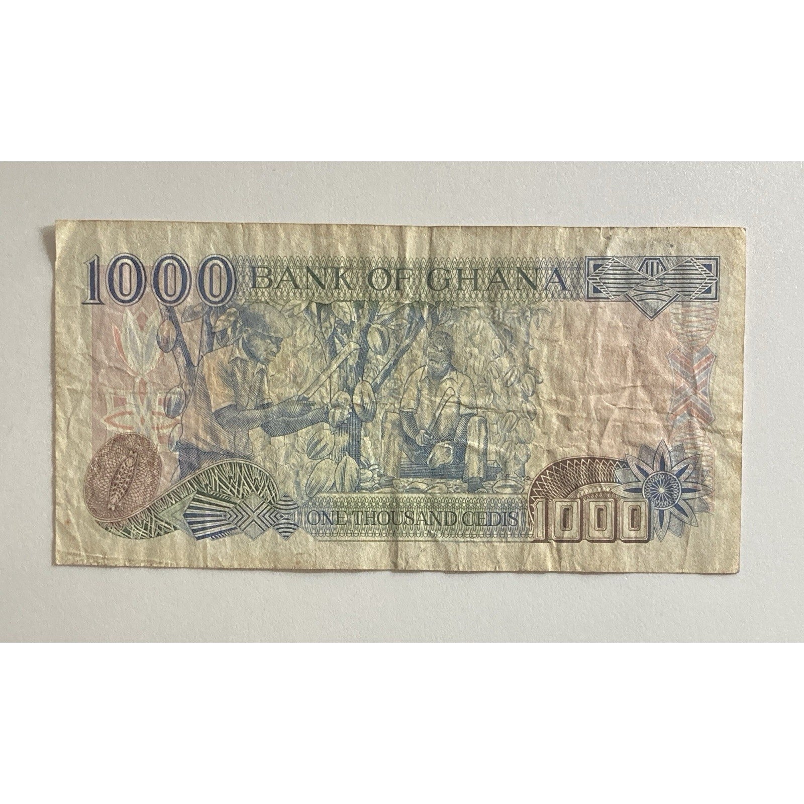 2001 Ghana 1000 Cedis Paper Money Banknote – P# 32