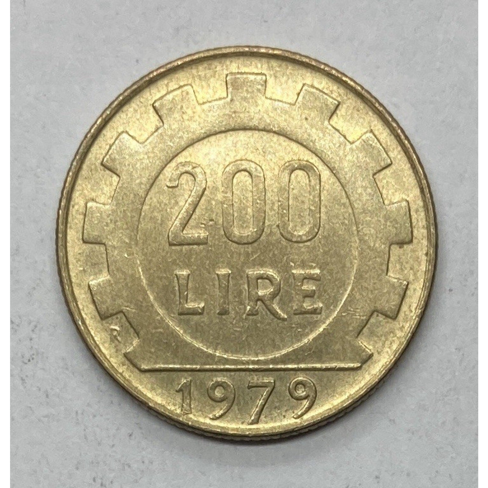 1972 Italy 200 Lire Coin - KM# 105