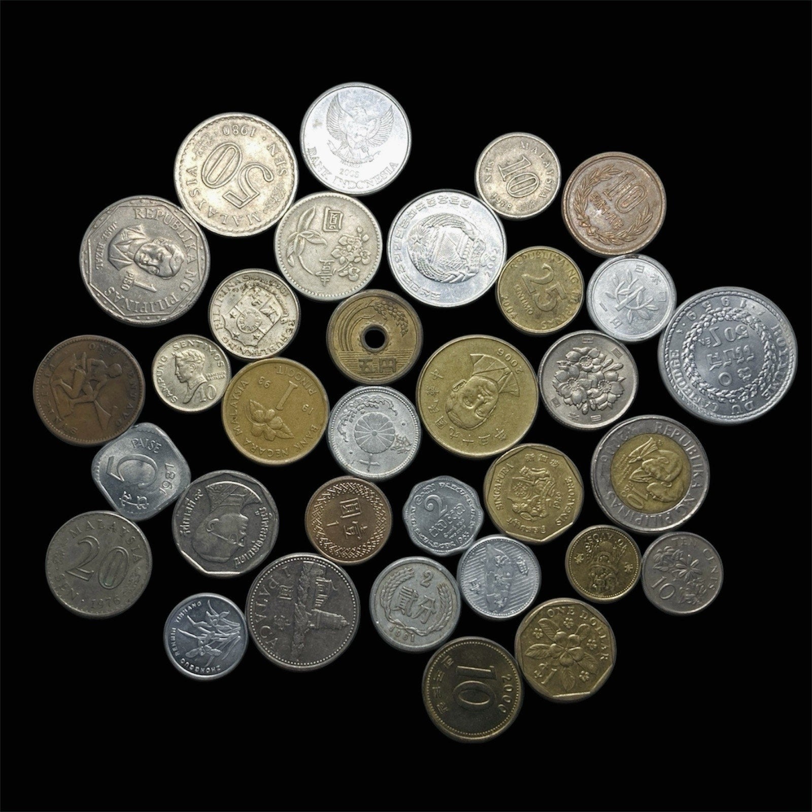 Lot of Asian Coins – Mixed Years & Denominations