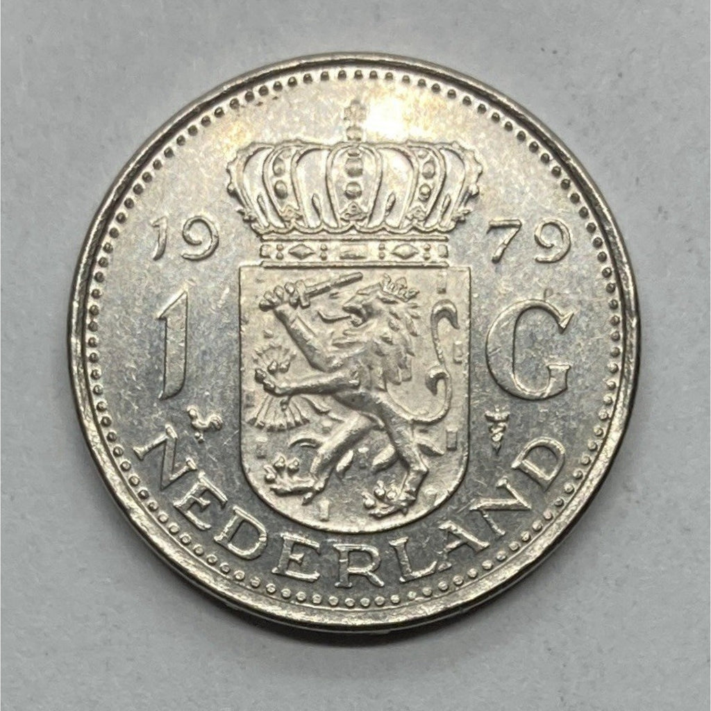 1979 Netherlands Dutch 1 Gulden Coin - KM# 184a