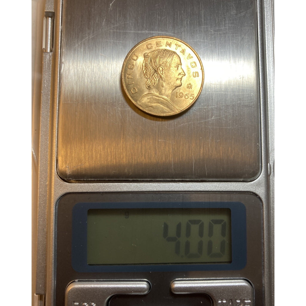 Mexican Money, Mexico 5 Centavos Coin
