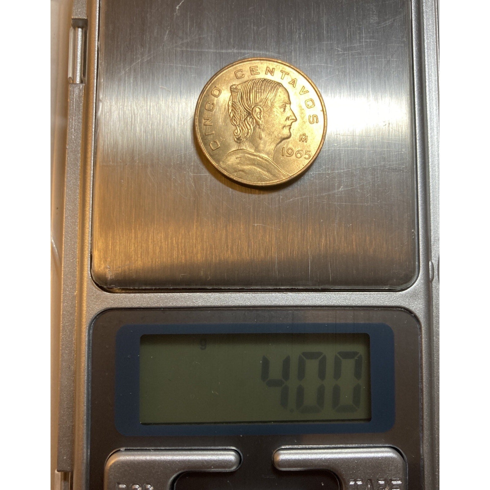 Mexican Money, Mexico 5 Centavos Coin