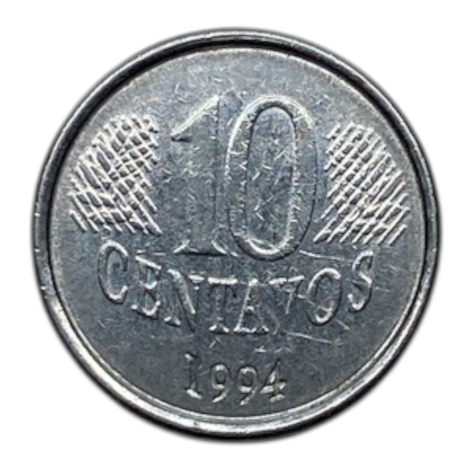 1994 Brazil 10 Centavos Coin - KM# 633