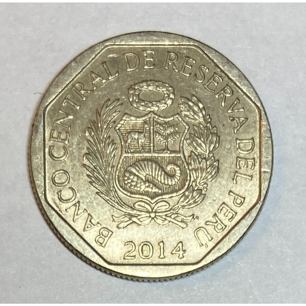 2014 Peru 50 Centimos Coin