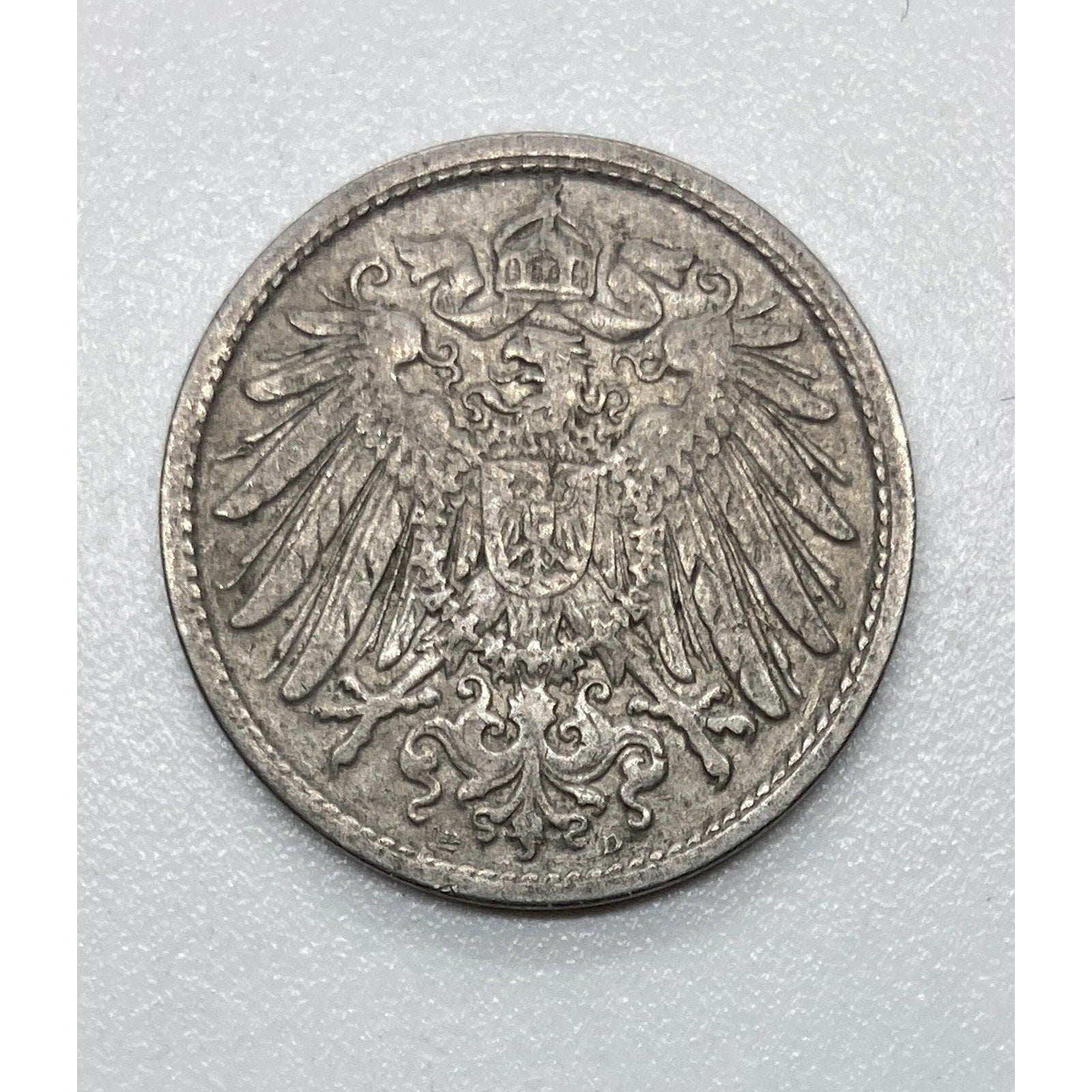1912 Germany 10 Pfennig Coin - KM# 12