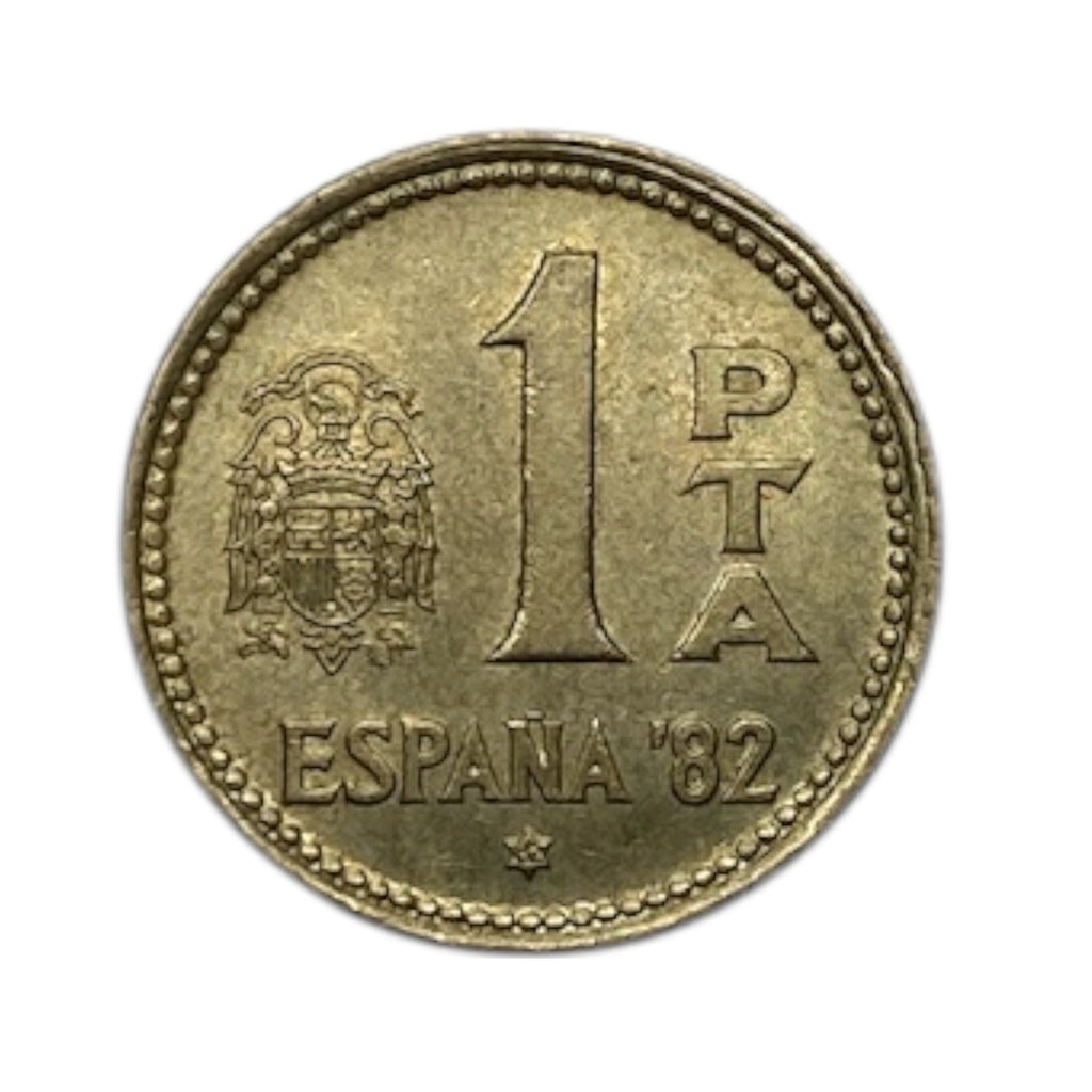 1980 Spain 1 Peseta Coin - KM# 816