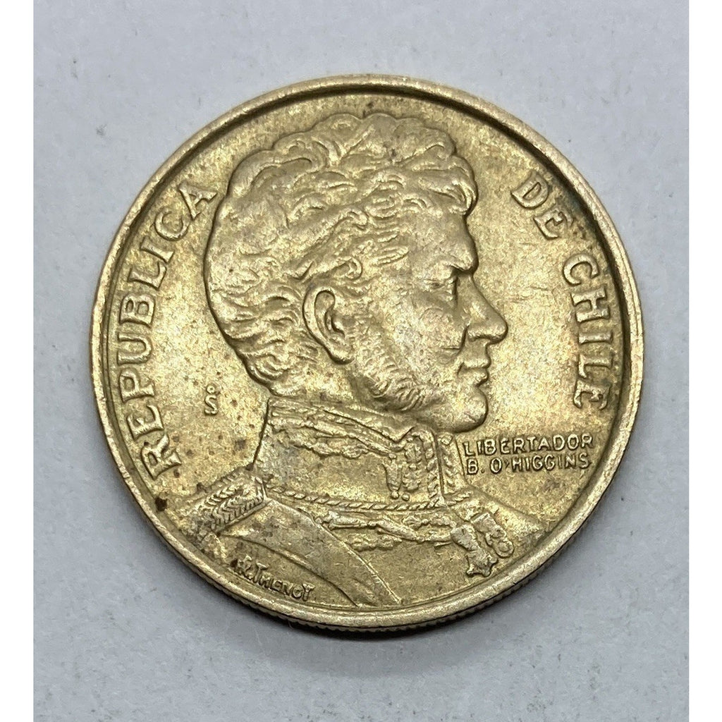 1979 Chile 1 Peso Coin - KM# 208a