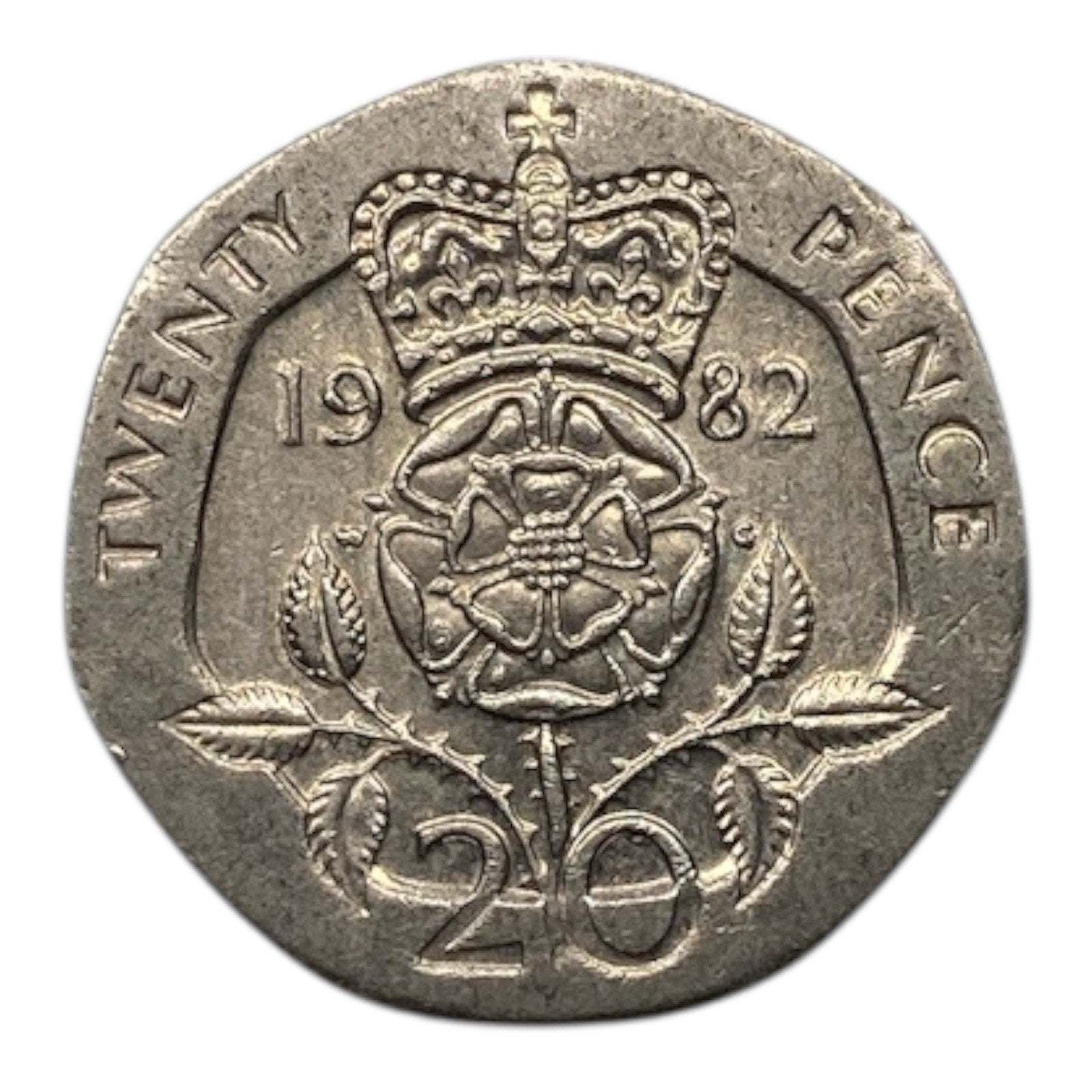 1982 Great Britain 20 Pence Coin - KM# 931