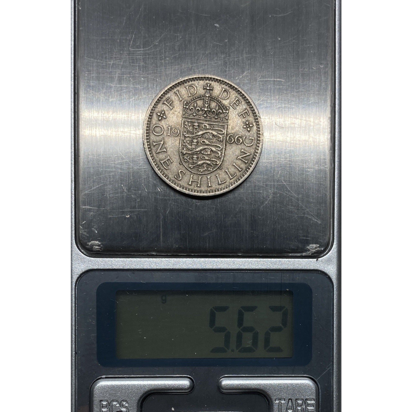 1966 Great Britain 1 Shilling Coin - KM# 904