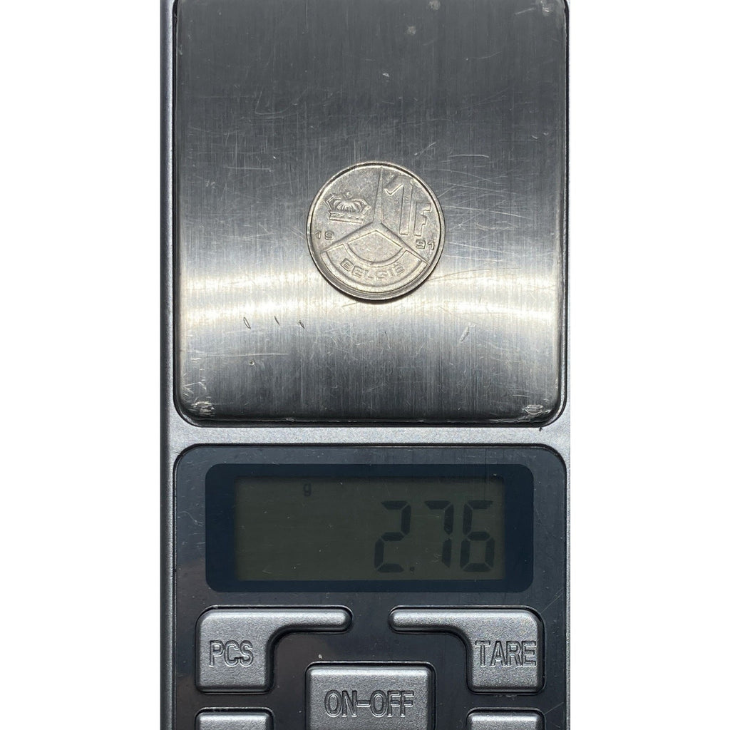 1991 Belgium 1 Franc Coin - KM# 171
