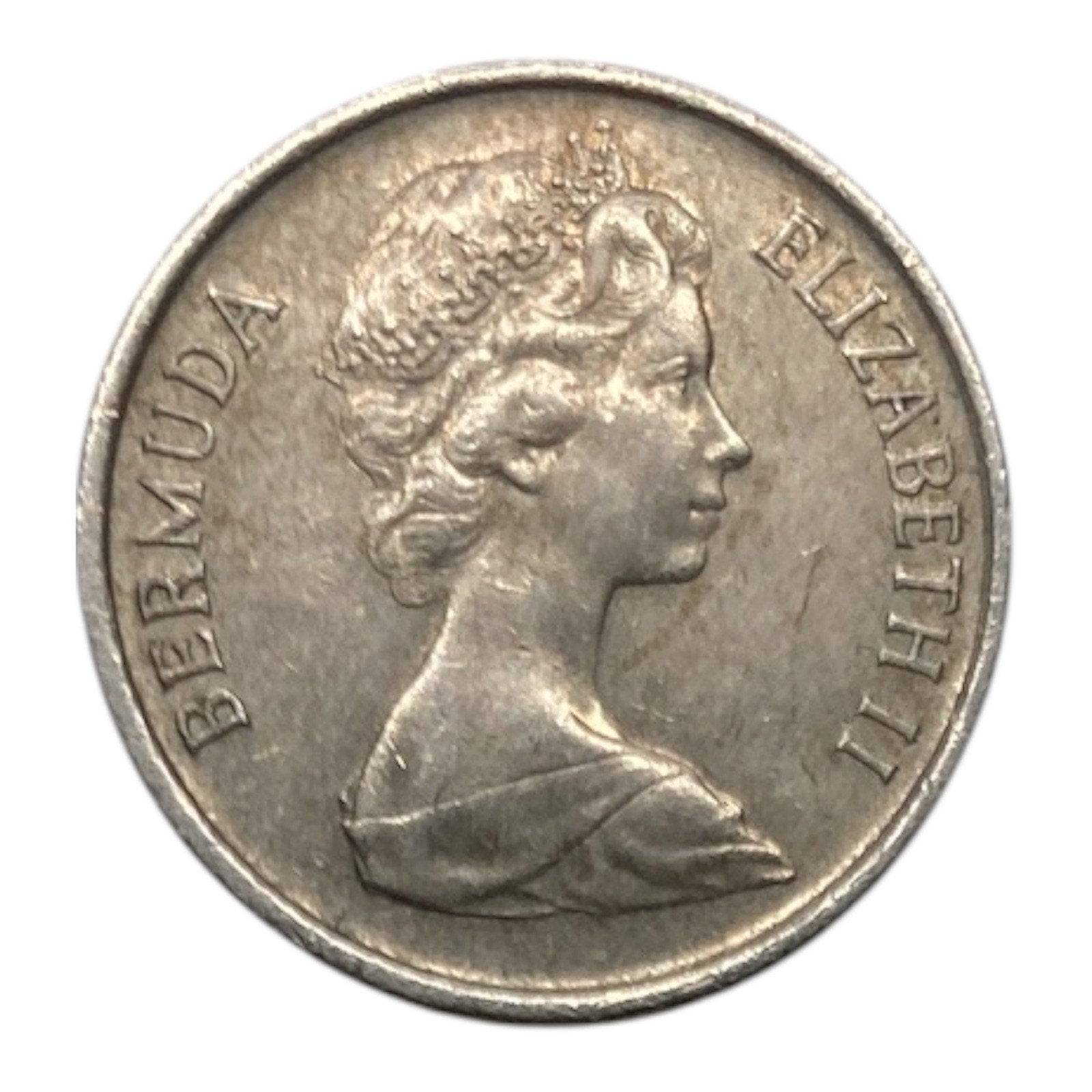 1971 Bermuda 10 Cents Coin - KM# 17