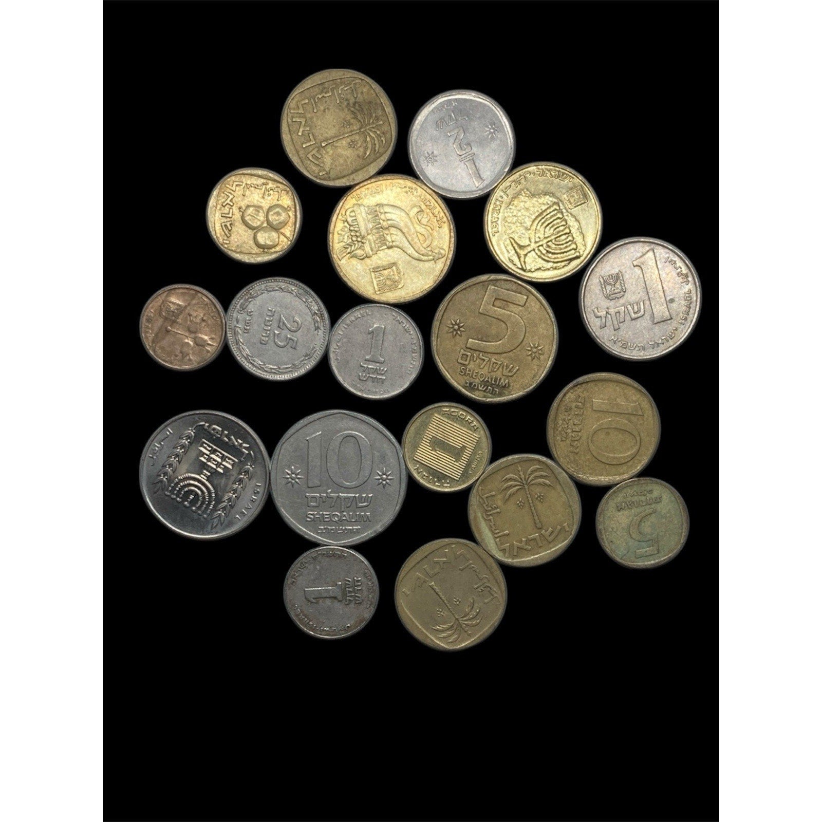 Lot of Israeli Coins – Mixed Years & Denominations