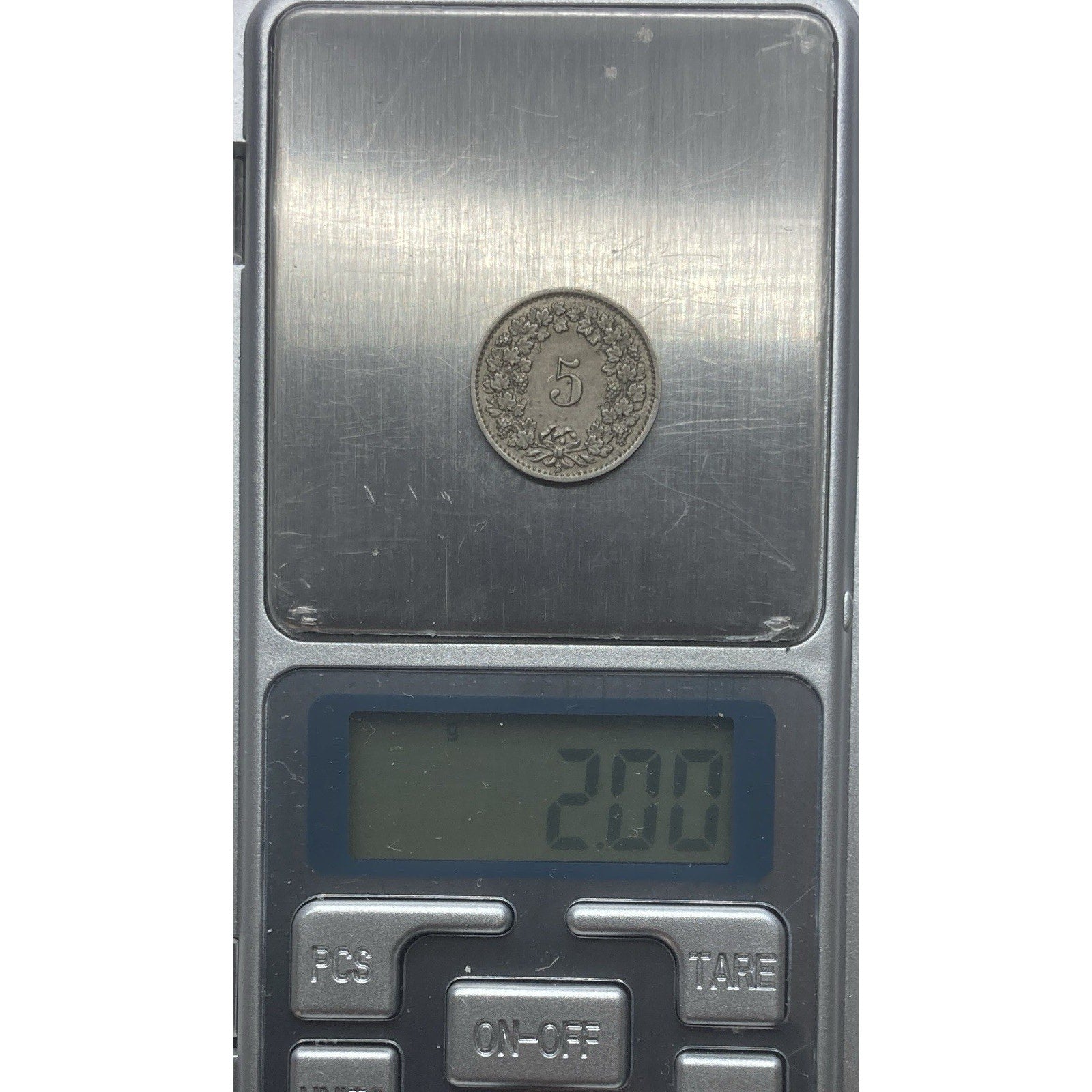 1919 Switzerland 5 Rappen Coin - KM# 26