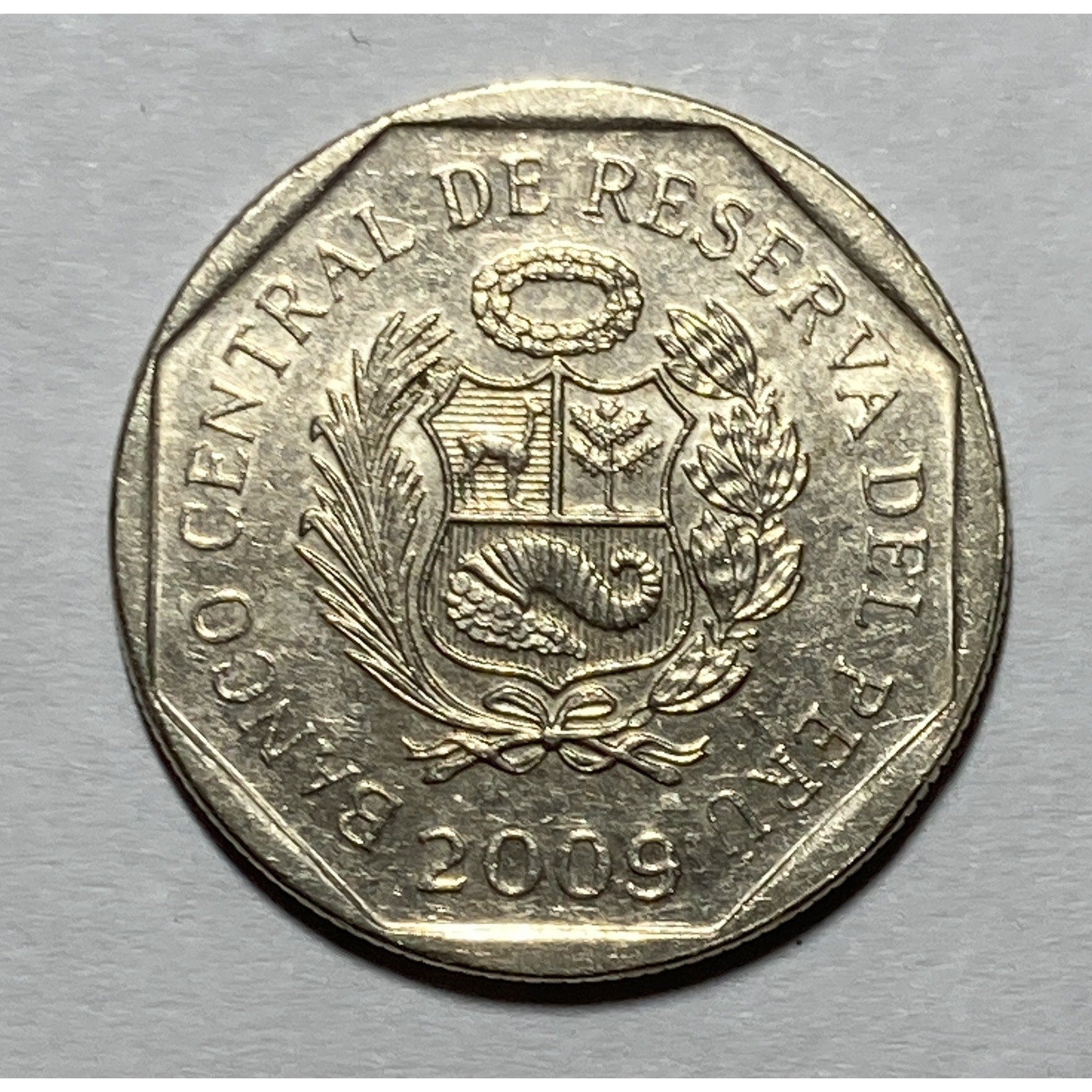 2009 Peru 50 Centimos Coin - KM# 307.4
