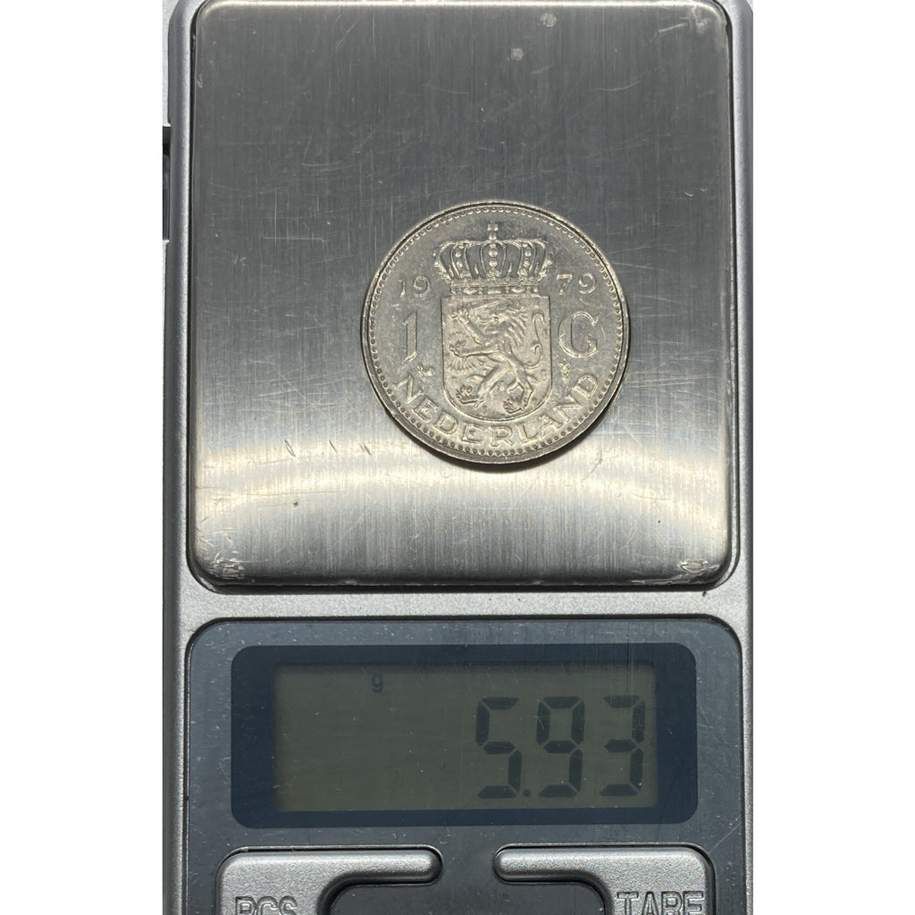 1979 Netherlands Dutch 1 Gulden Coin - KM# 184a
