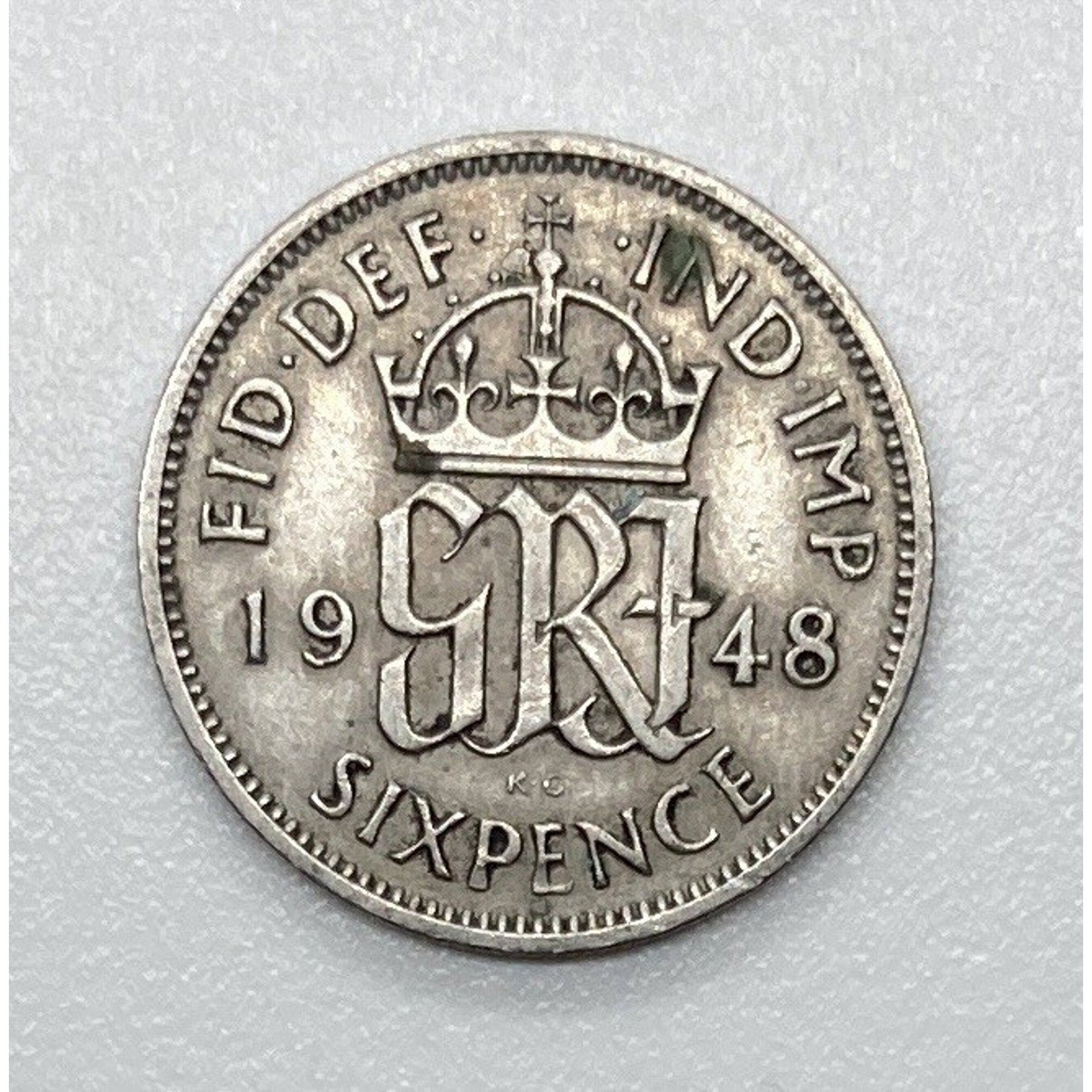 1948 Great Britain 6 Pence Coin - KM# 862