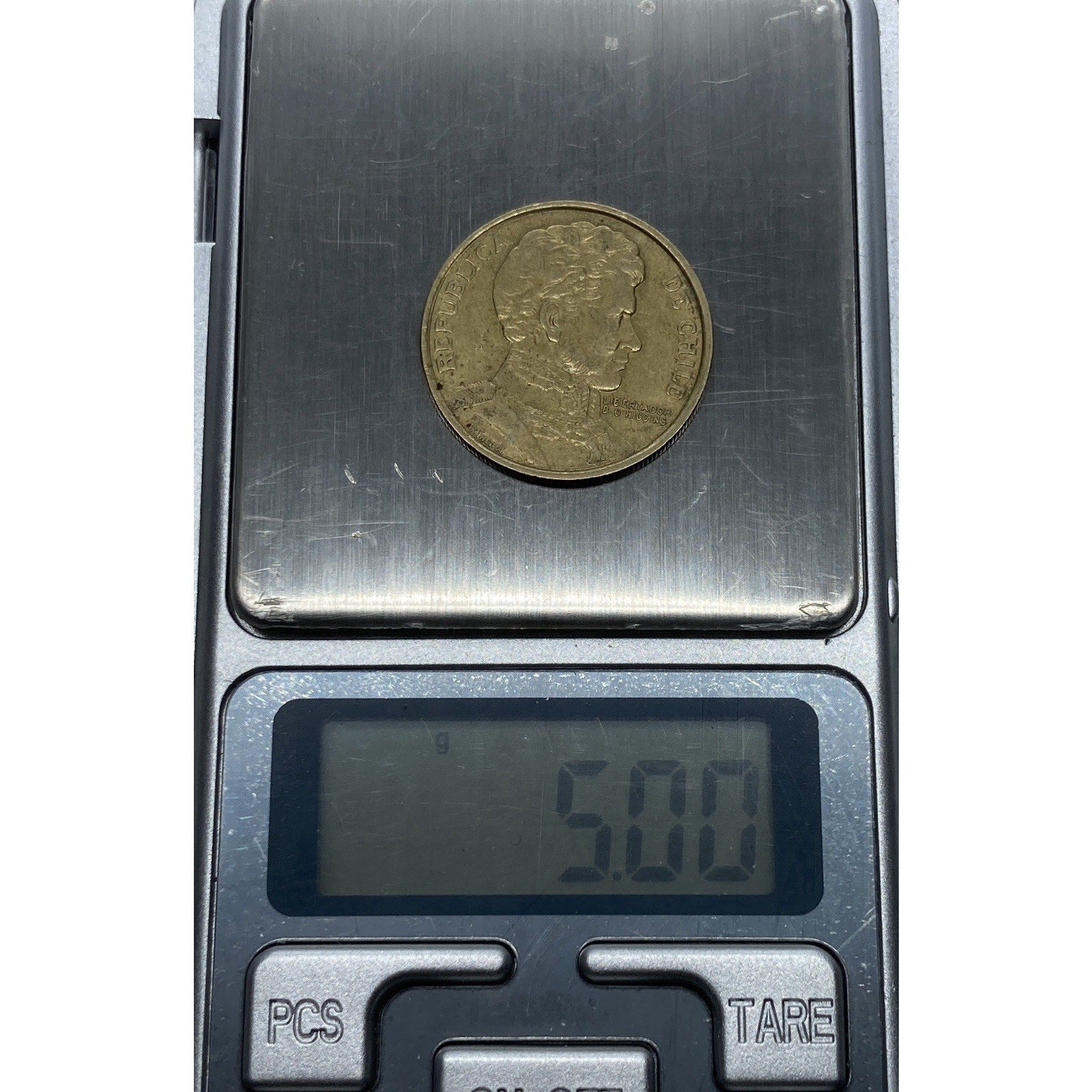 1979 Chile 1 Peso Coin - KM# 208a