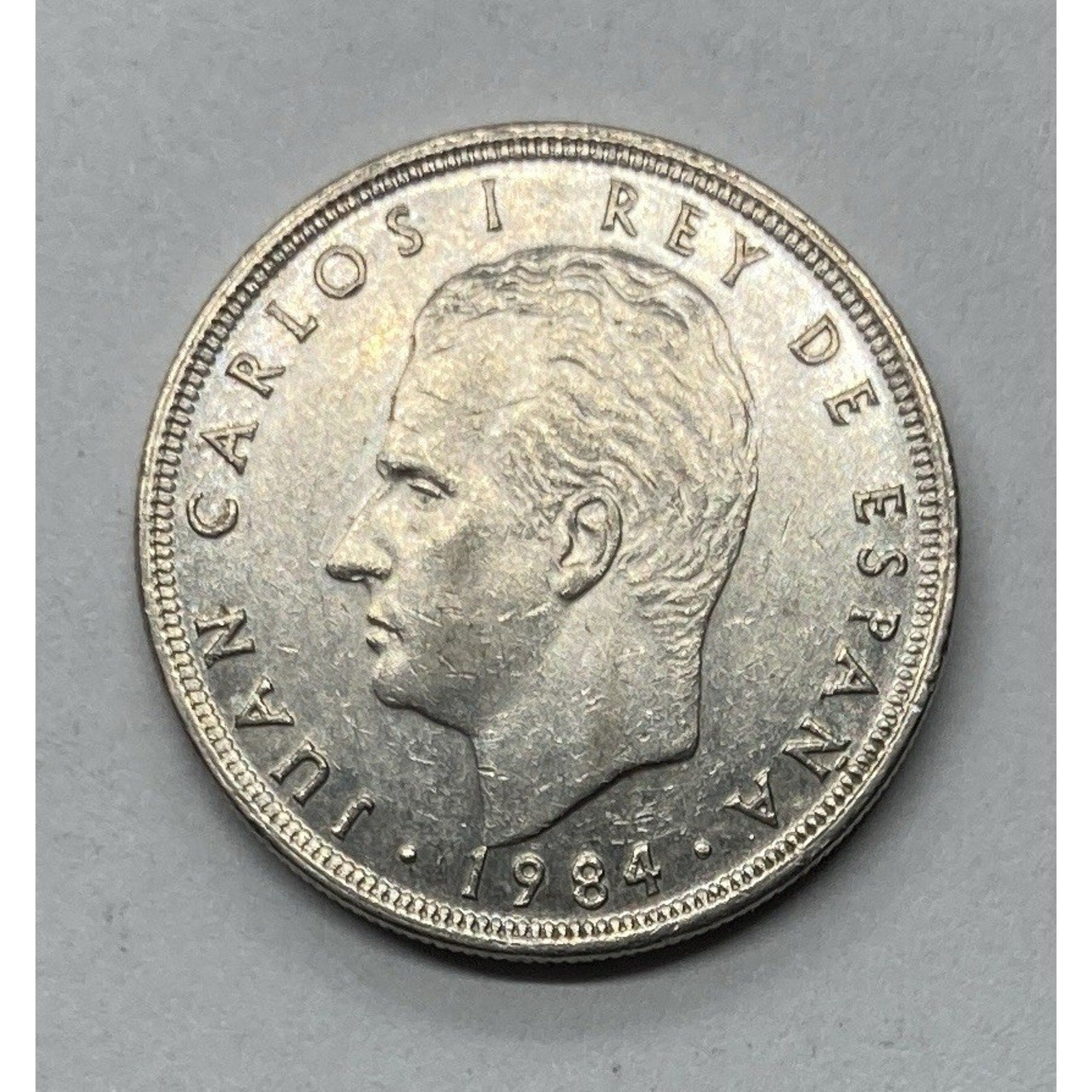 1984 Spain 5 Pesetas Coin - KM# 823