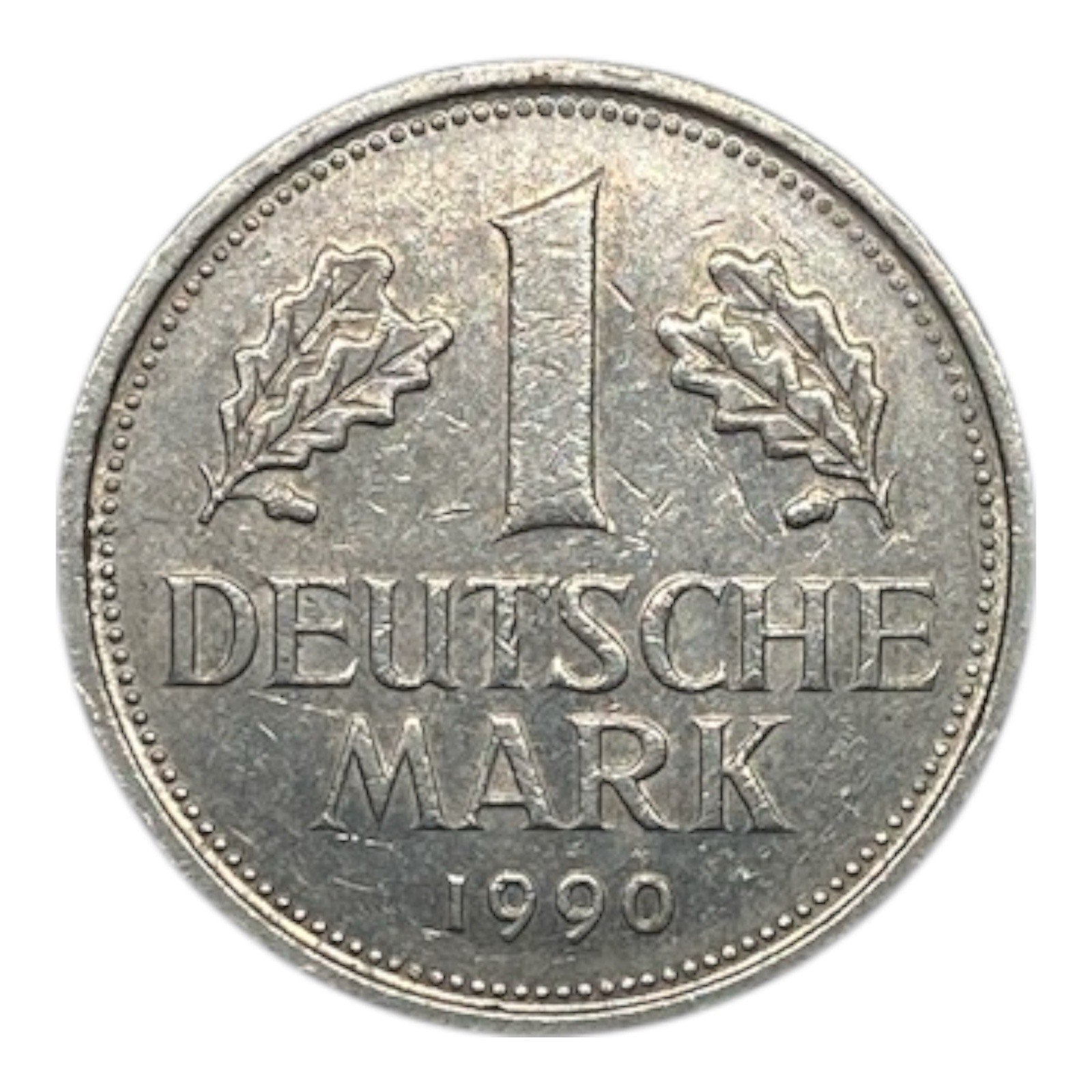 1990 Germany 1 Deutsche Mark Coin - KM# 110