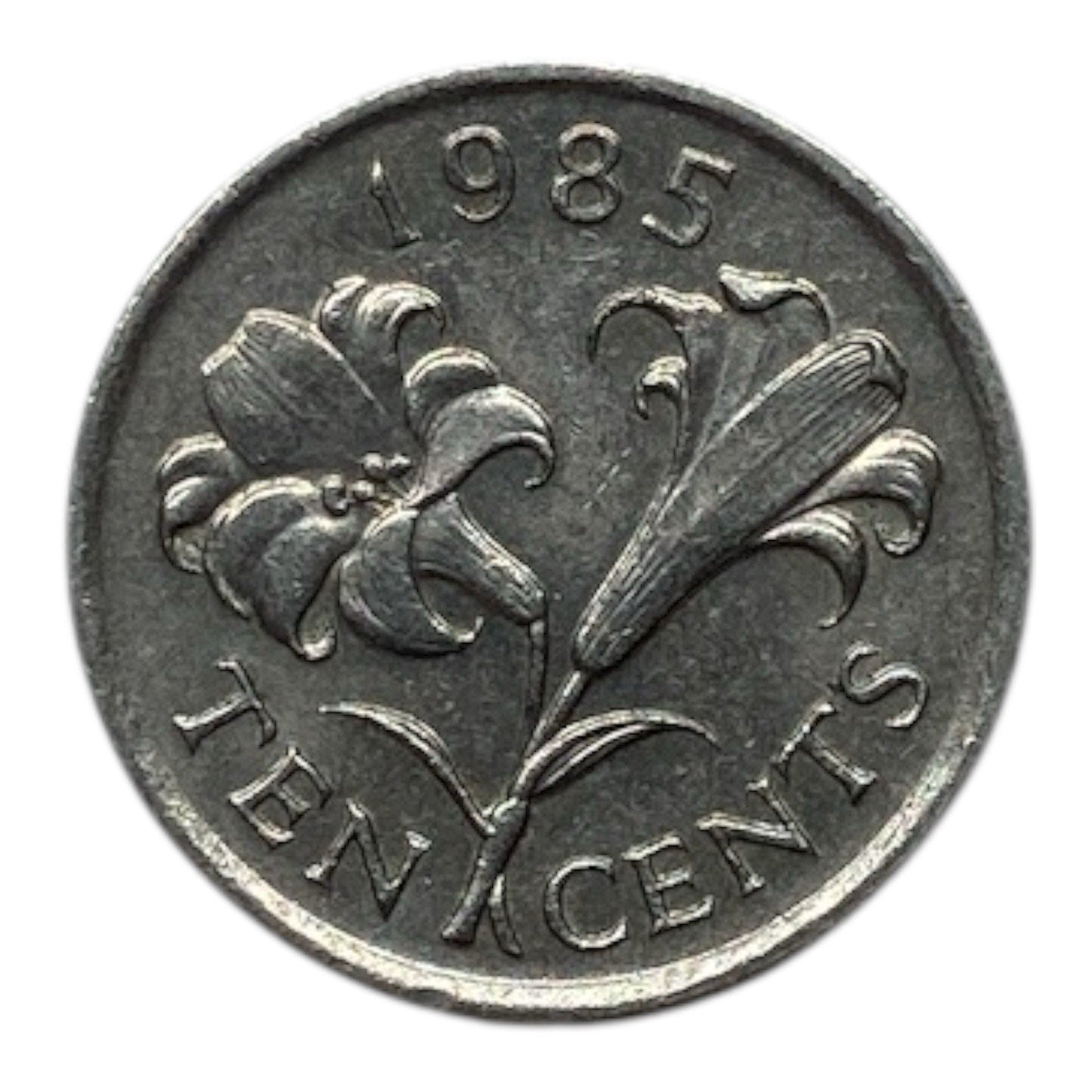 1985 Bermuda 10 Cents Coin - KM# 17