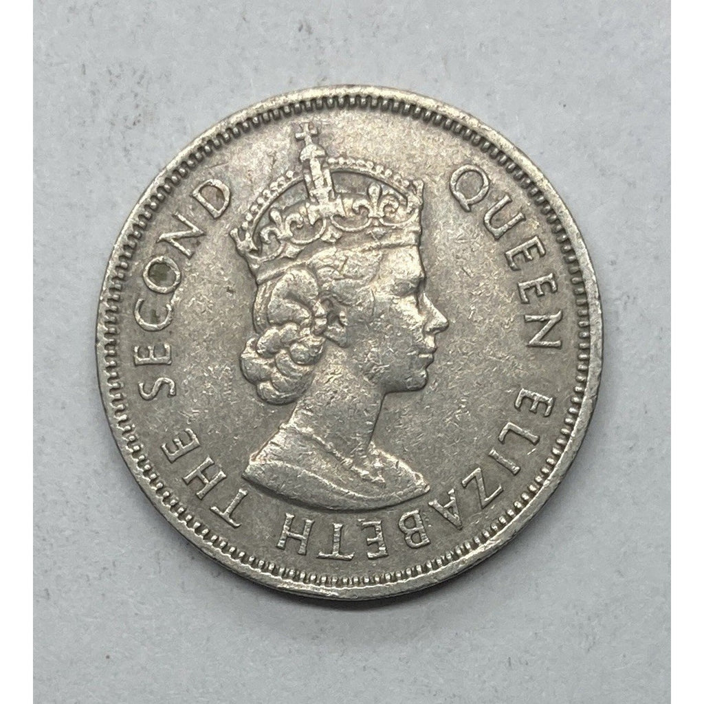 1965 Hong Kong 50 Cents Coin - KM# 30