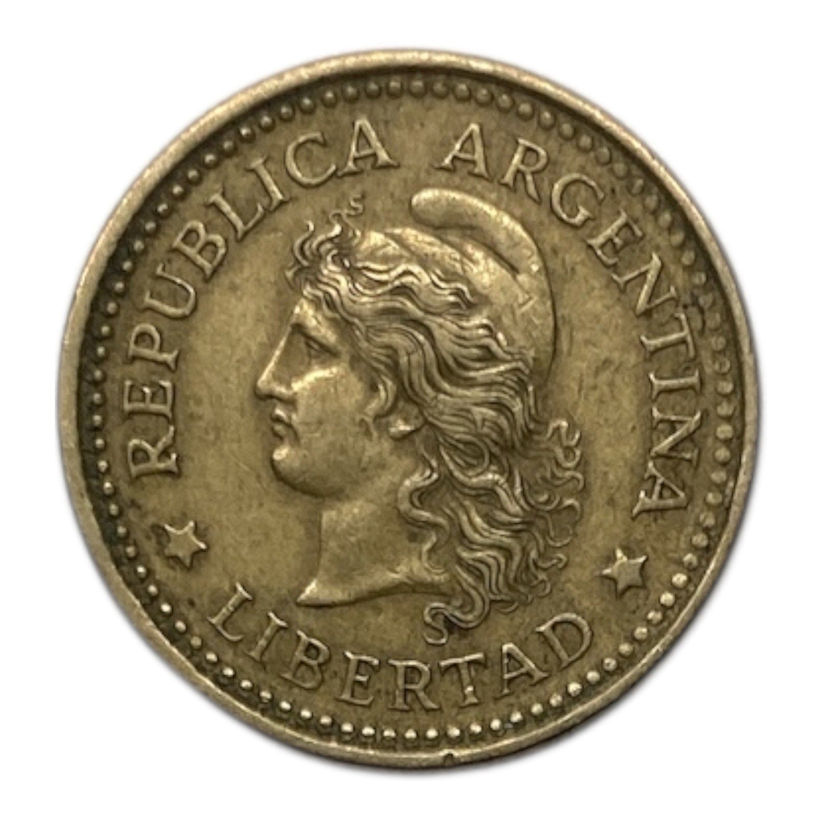 1971 Argentina 20 Centavos Coin - KM# 67