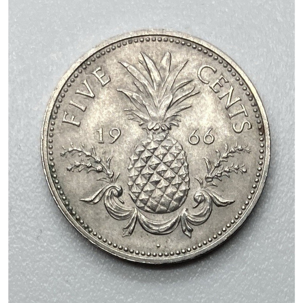 1966 Bahamas 5 Cents Coin - KM# 3