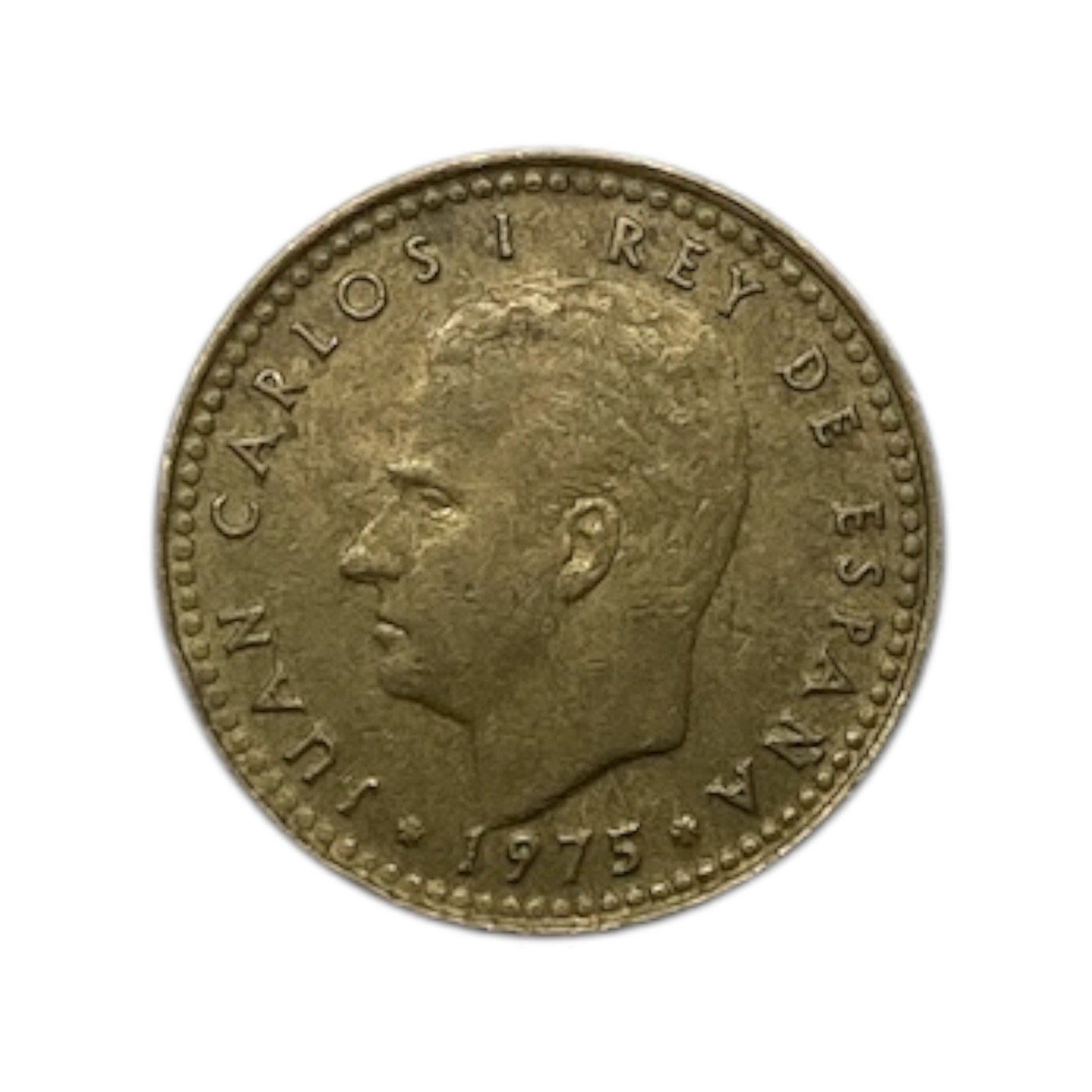 1975 Spain 1 Peseta Coin - KM# 806