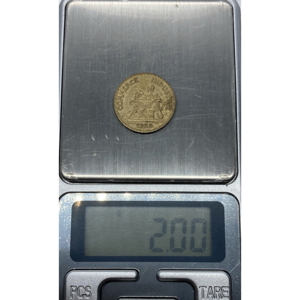 1923 France 50 Centimes Coin - KM# 884