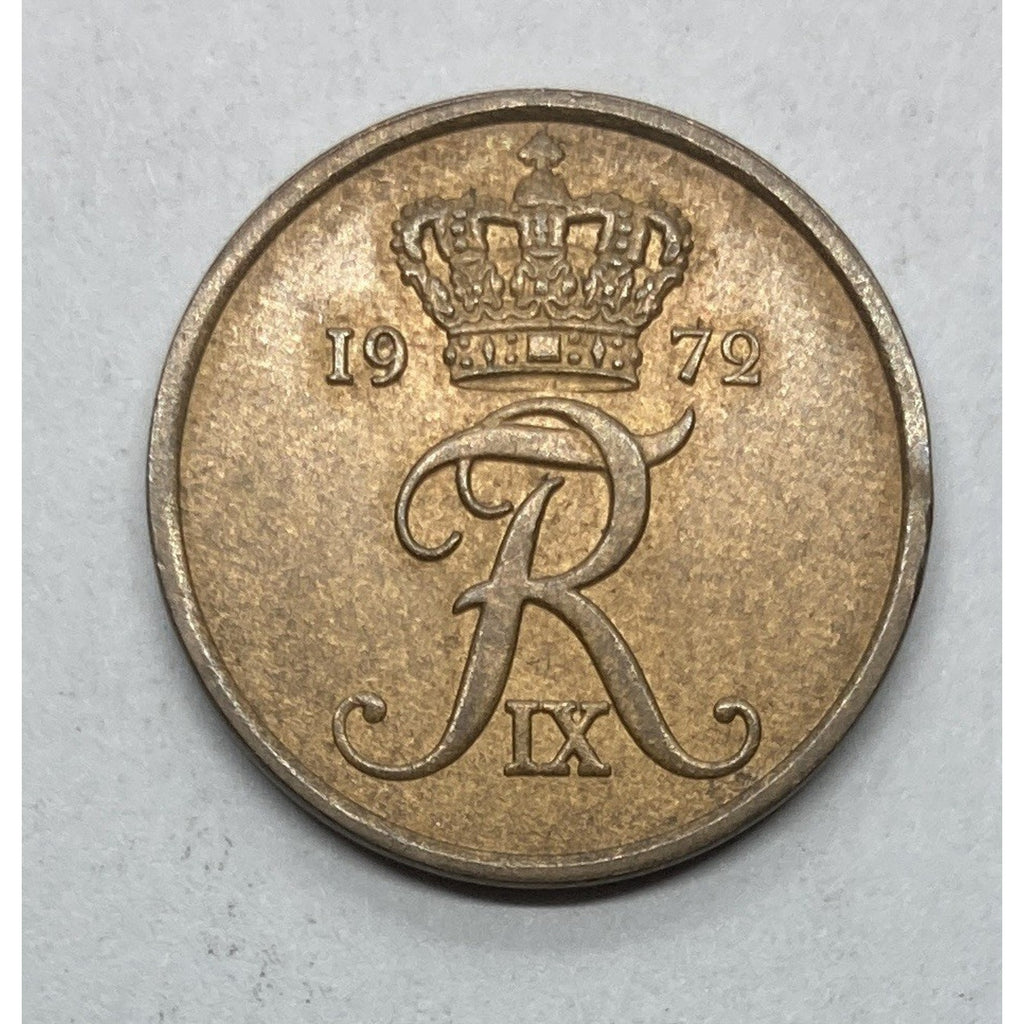 1972 Denmark 5 Øre Coin - KM# 848.2