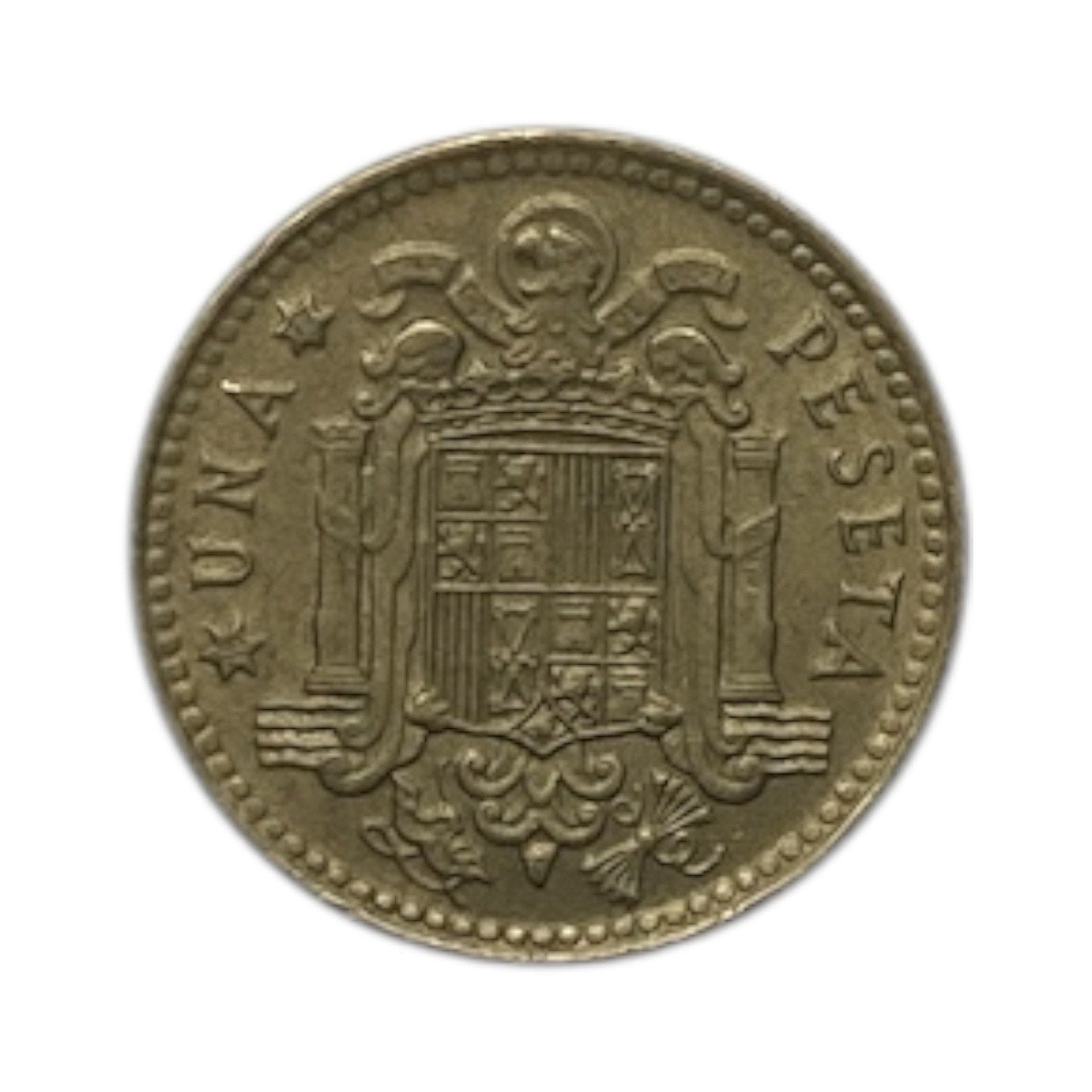 1975 Spain 1 Peseta Coin - KM# 806