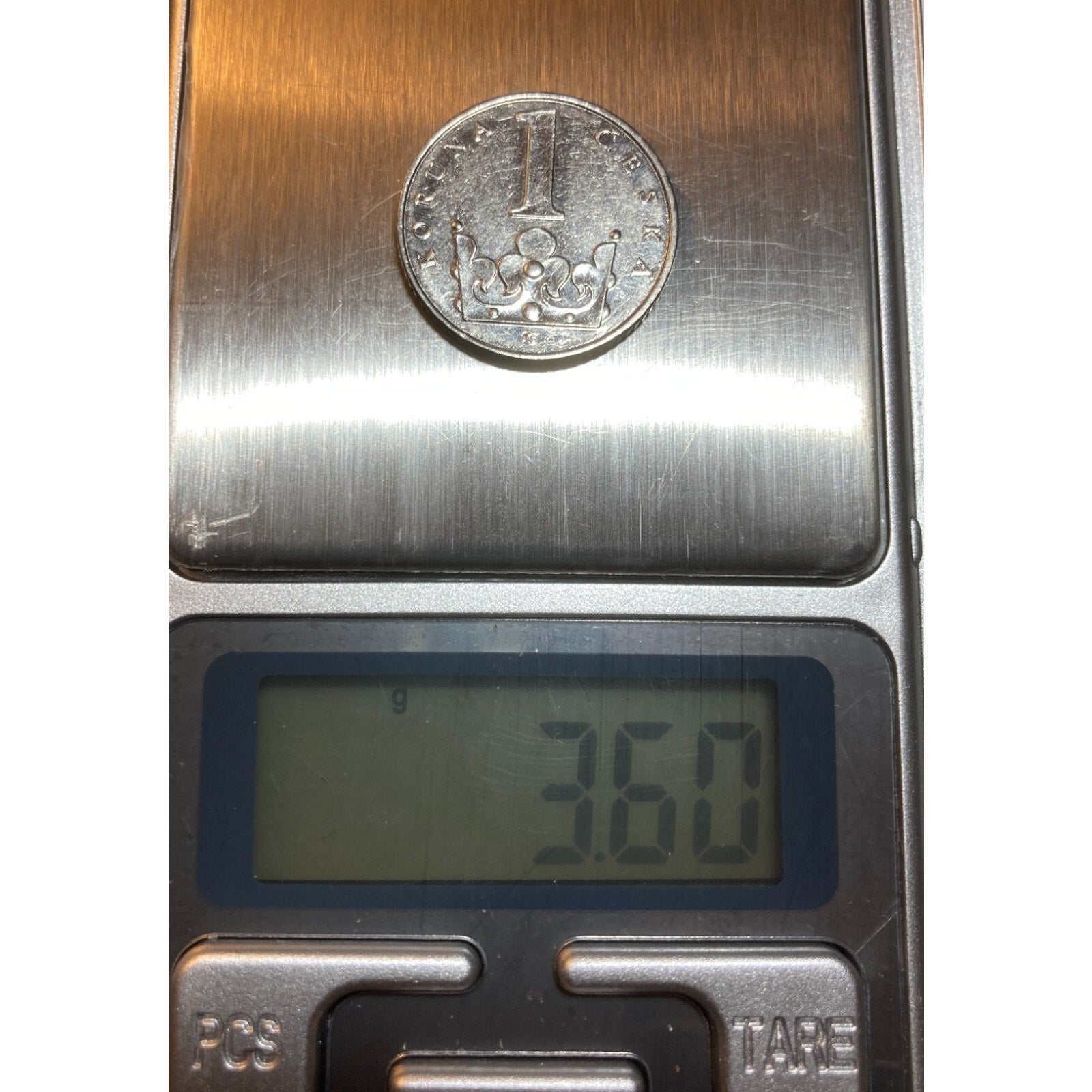 Czech Money, 1993 Czech Republic 1 Koruna Coin