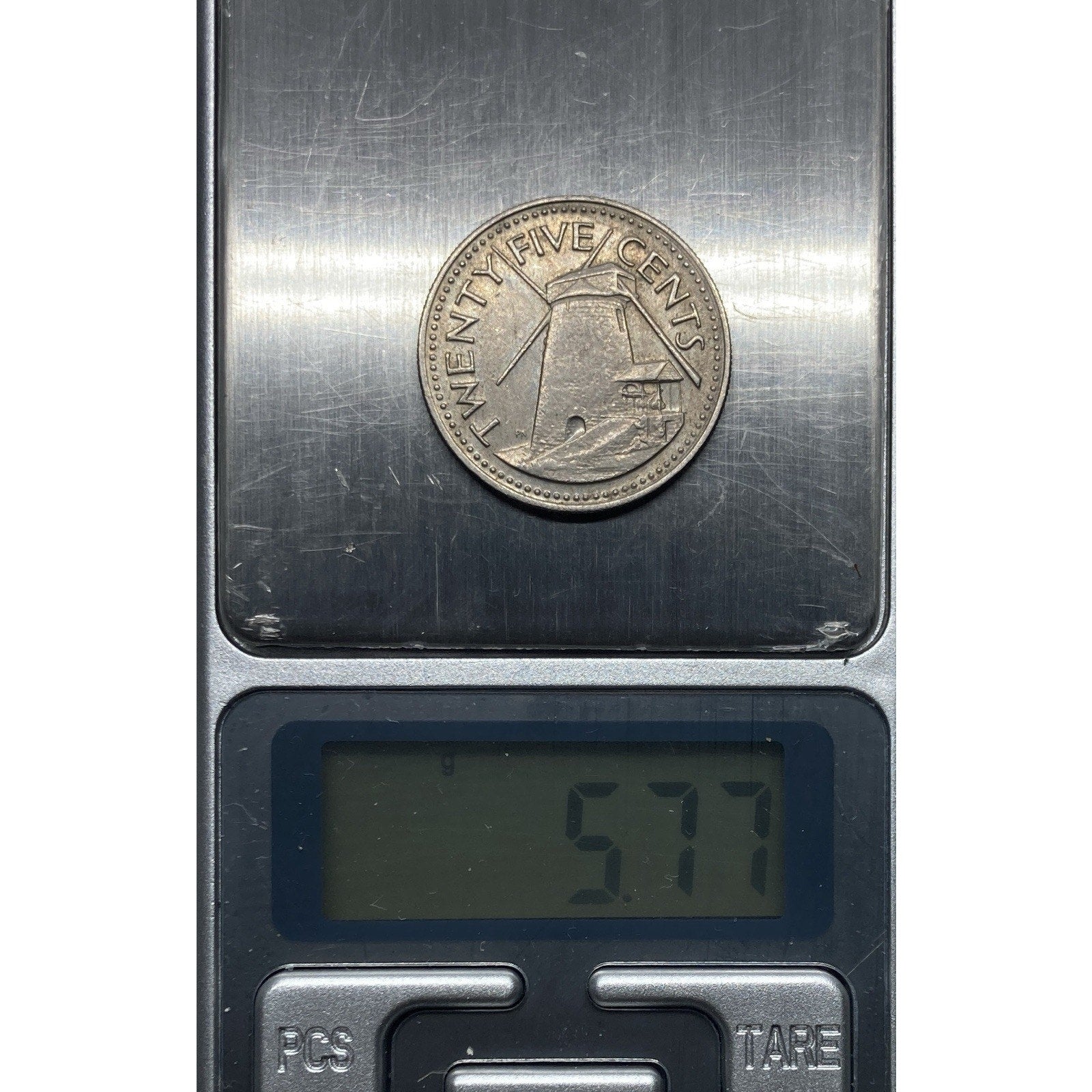 1973 Barbados 25 Cents Coin - KM# 13