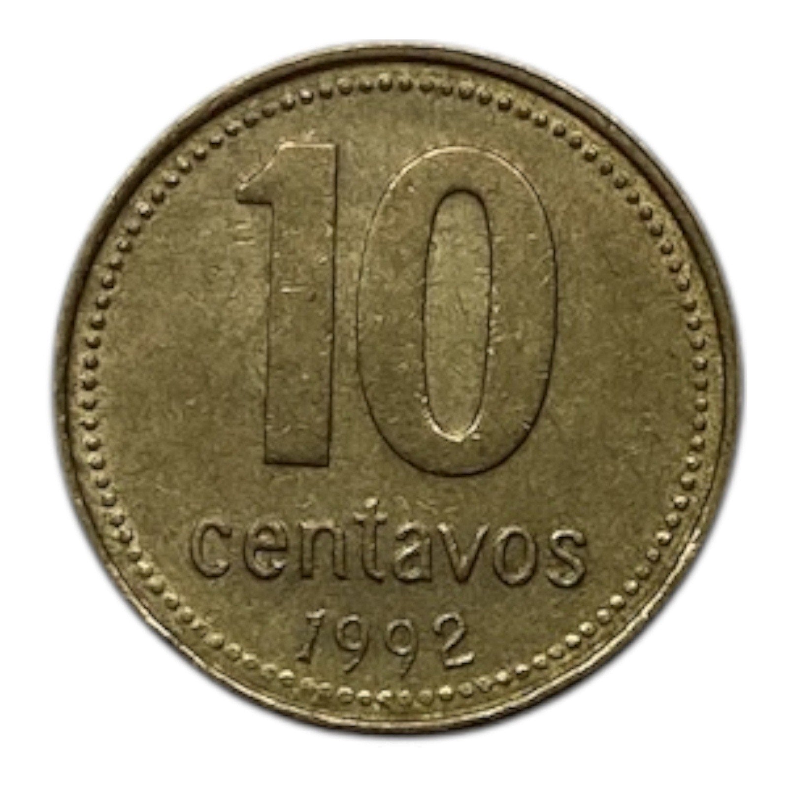1992 Argentina 10 Centavos Coin - KM# 107