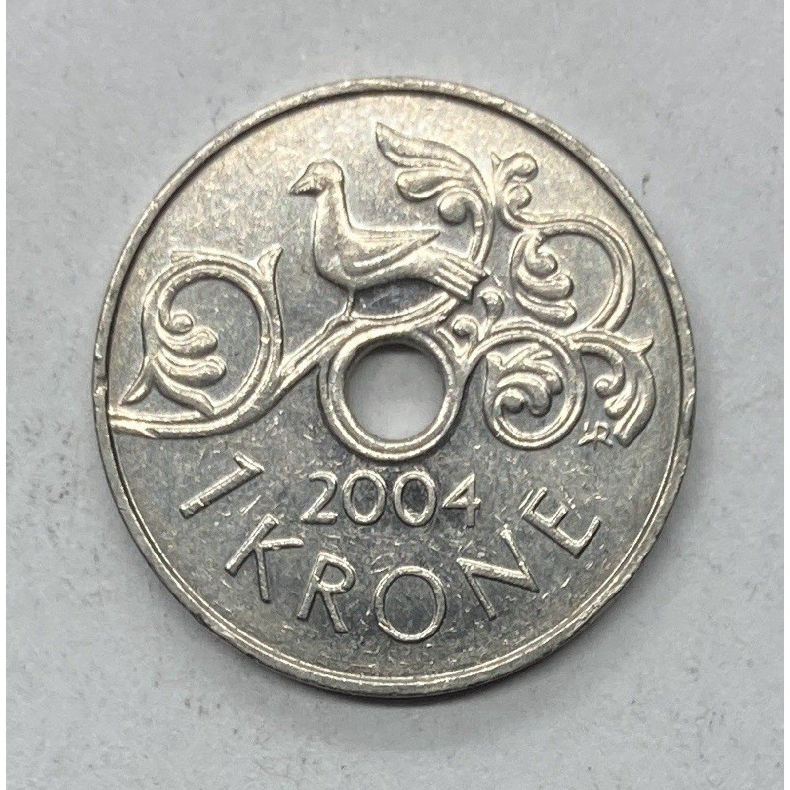2004 Norway 1 Krone Coin - KM# 462